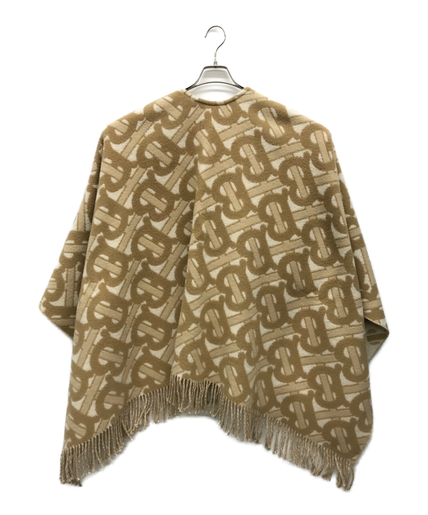 美品】BURBERRY バーバリー カシミヤ混 モノグラム カーディガン S 