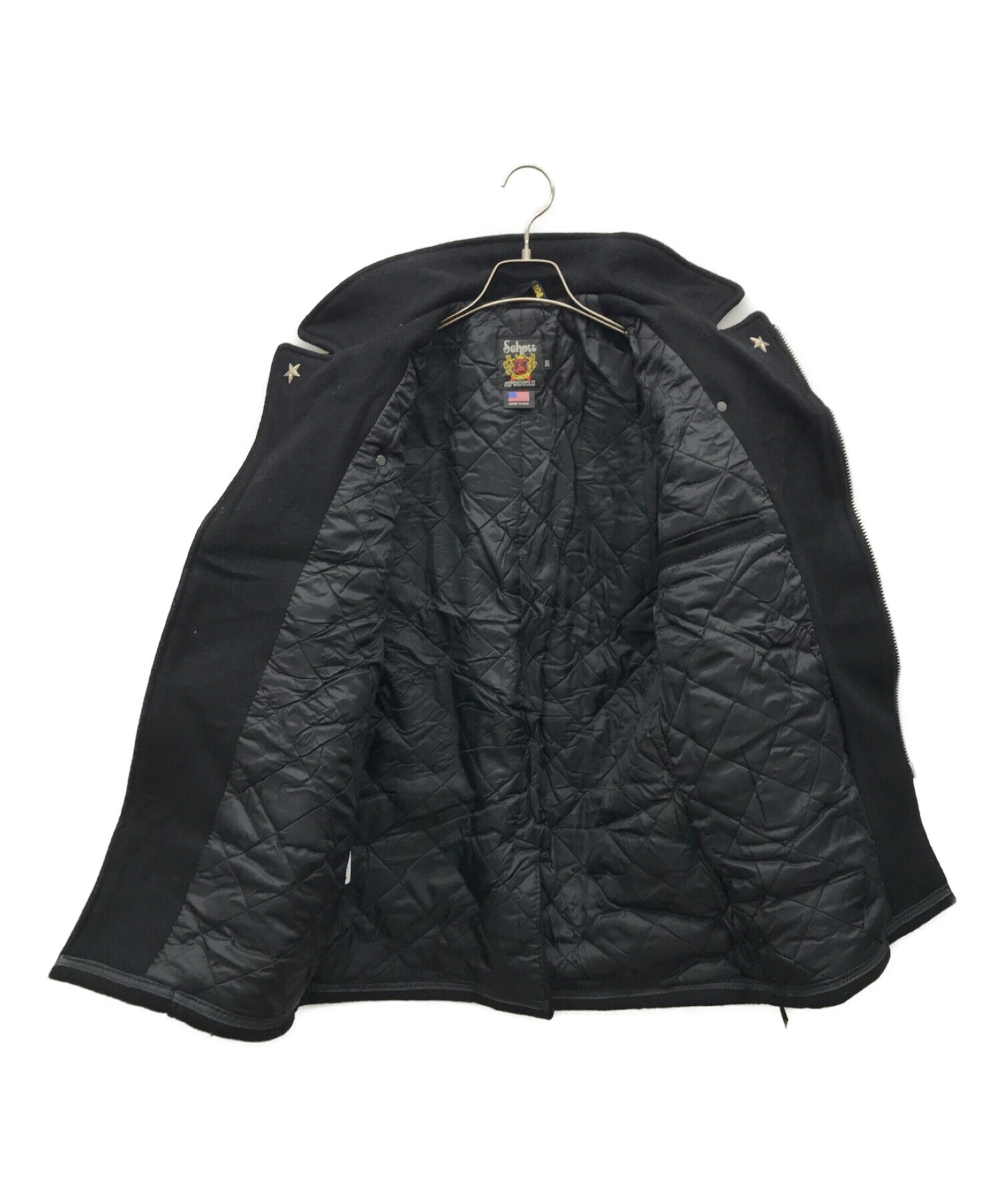 中古・古着通販】Schott (ショット) ライダースジャケット ブラック