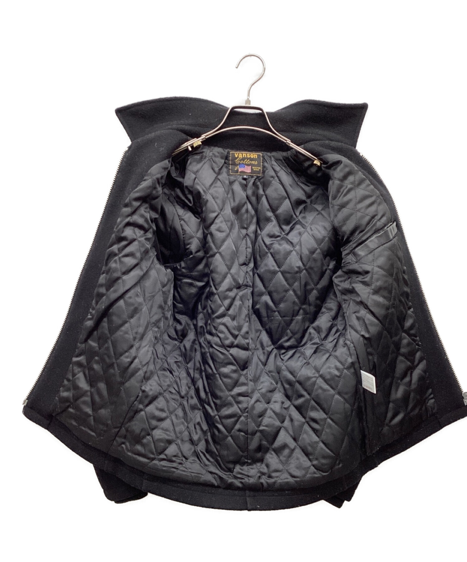 中古・古着通販】VANSON (バンソン) ウールジャケット ブラック サイズ