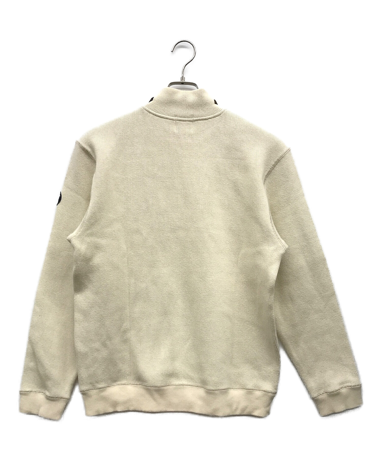 新品 SINA COVA ハーフジップセーター アイボリー LL 中古・古着通販】sinacova (シナコバ) ハーフジップニット アイボリー