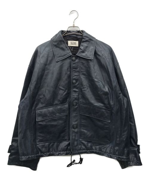 NötE note ショート丈レザージャケットNotE