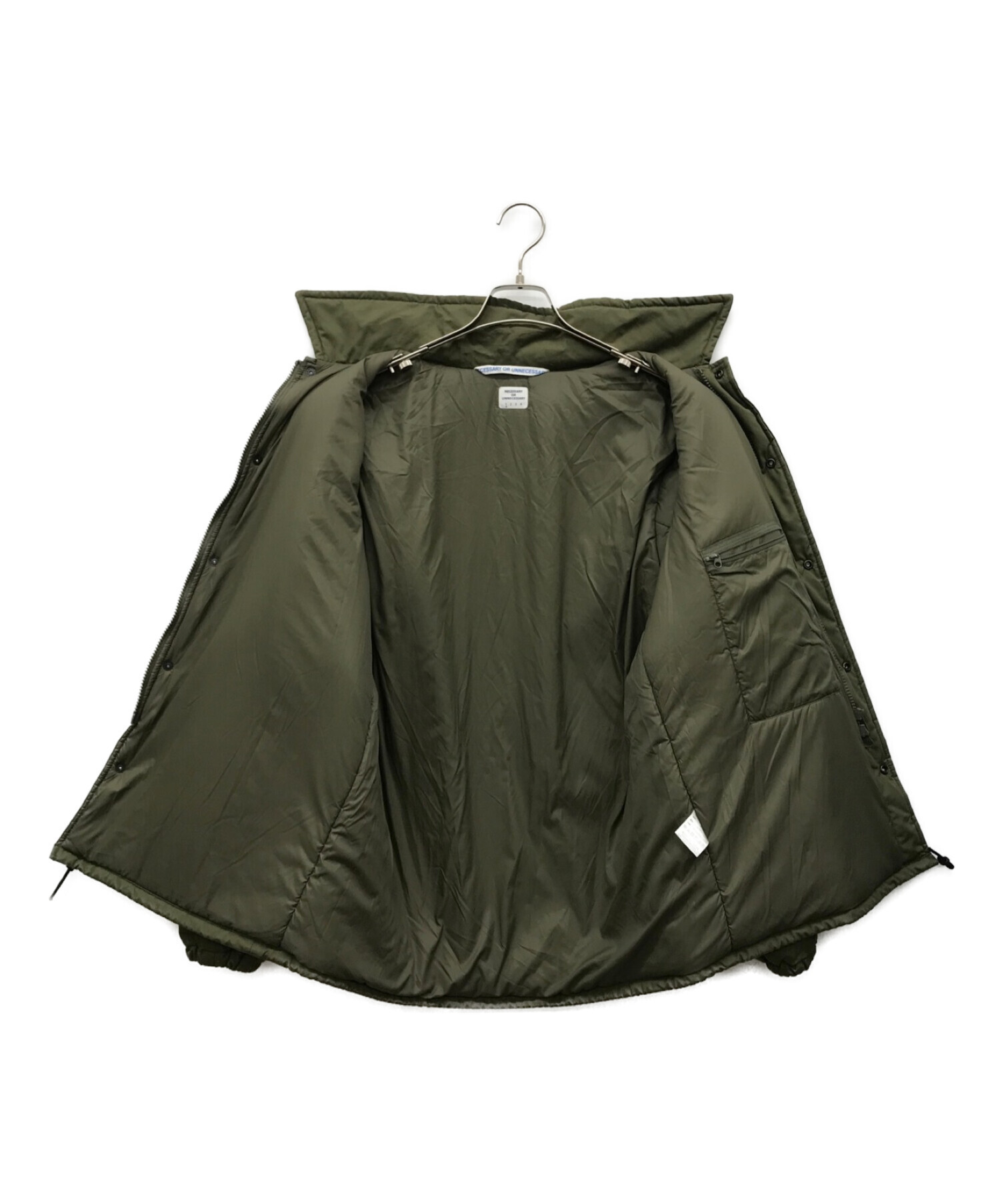 ネセサリーオアアンネセサリー　ジャケット　コート　中綿暖かい　ネイビー　2 美品 楽天市場】【中古】 NECESSARY OR UNNECESSARY (NOUN/ネセサリーオア