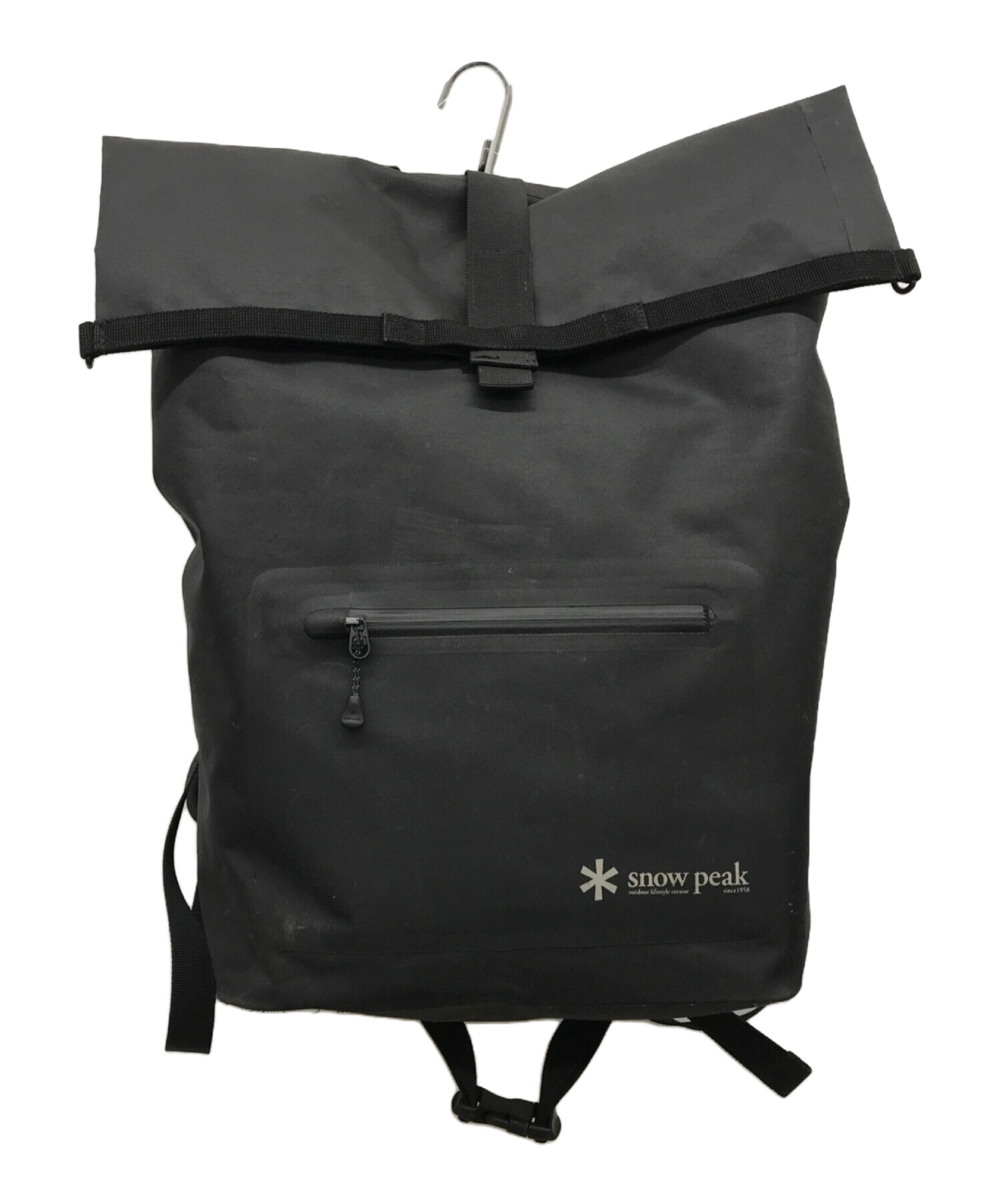 スノーピーク　ブラック バックパック 中古・古着通販】snow peak (スノーピーク) TPU ロールバック