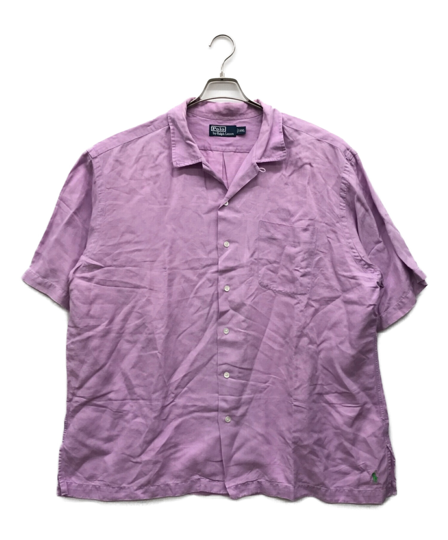 RALPH LAURENラルフローレン　オックスフォード　半袖　シャツ　パープル 中古・古着通販】POLO RALPH LAUREN (ポロ・ラルフローレン) オープン