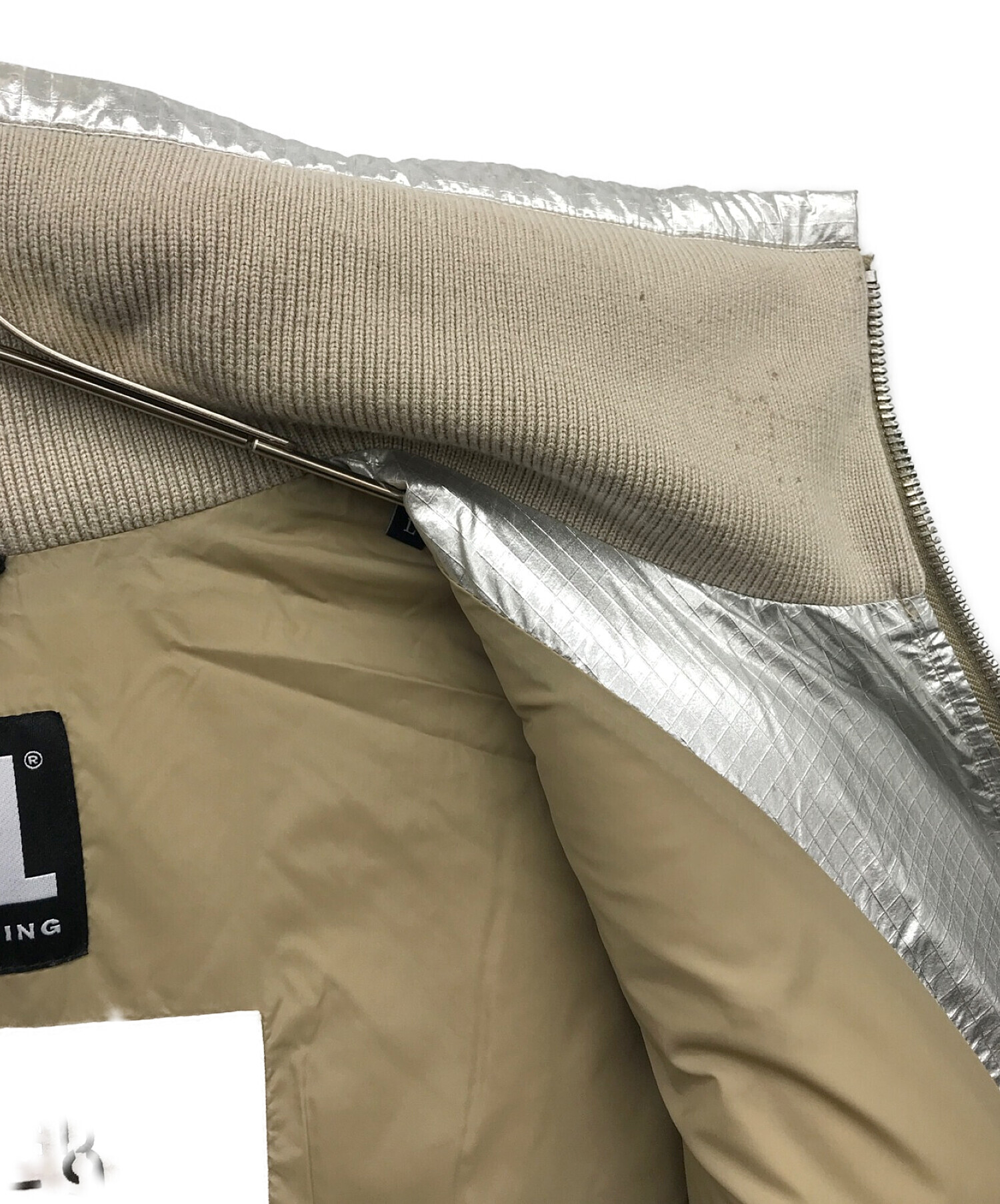 DIESEL archiveシルバーコード ダウンジャケット 定価109098円 DIESEL（ディーゼル）の「レディース リアル ダウンジャケット