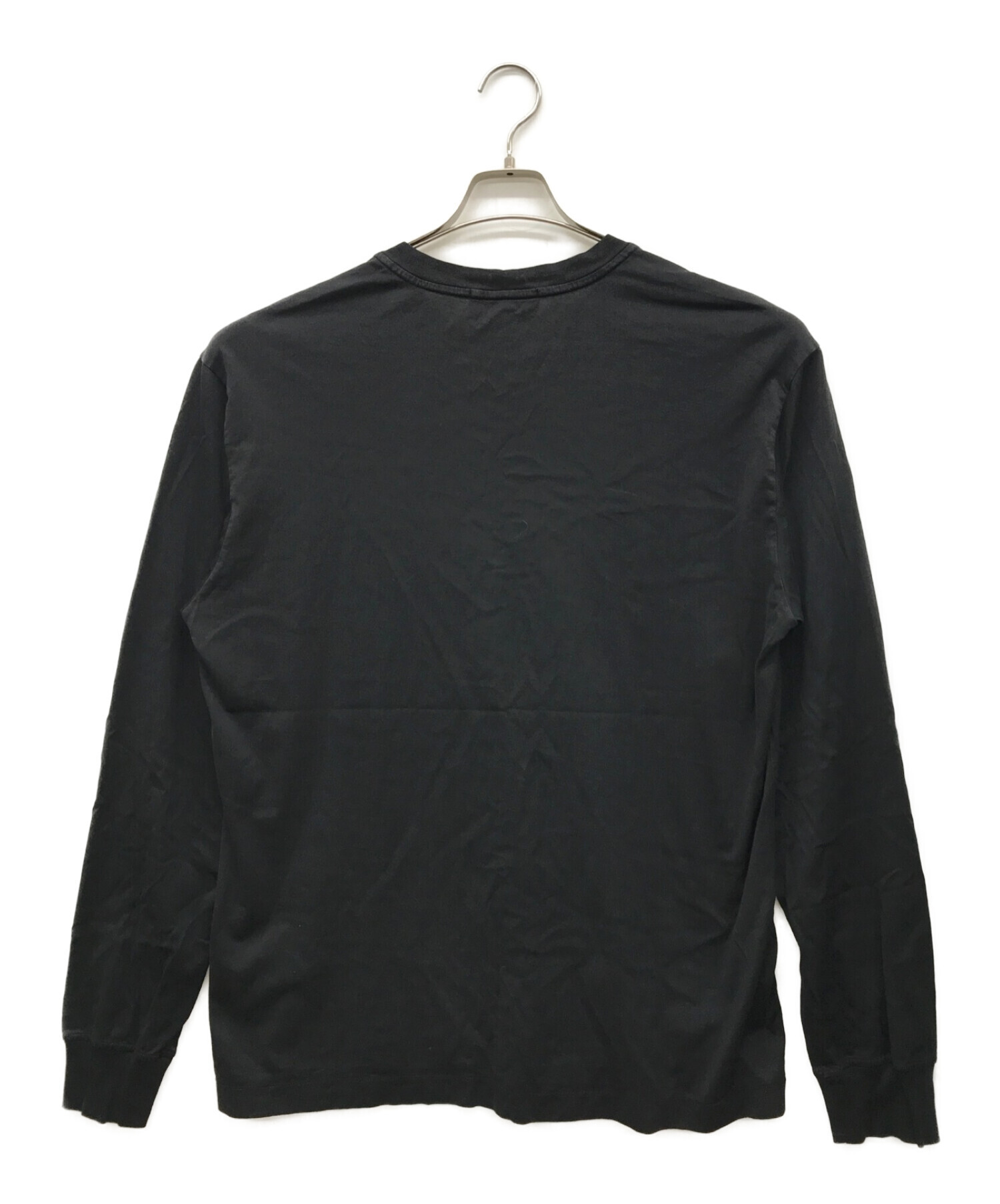 STONE ストーンアイランド 長袖 カットソー ブラック M STONE ISLAND