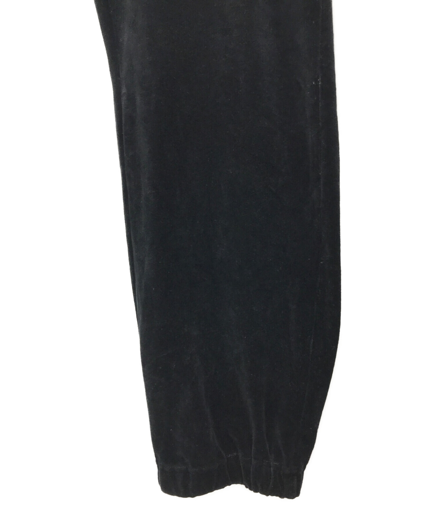 中古・古着通販】TTT MSW (ティー) VELOURS EASY PANTS ブラック
