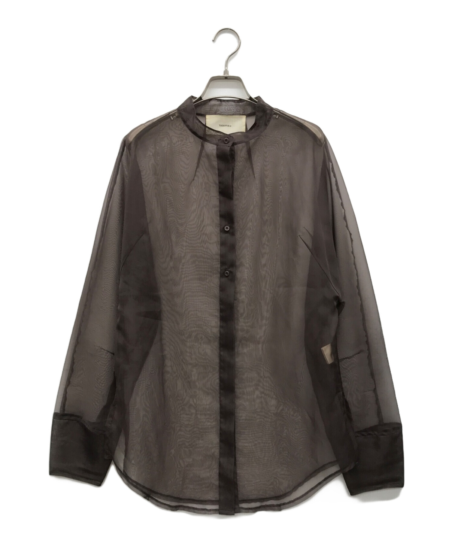中古・古着通販】TODAYFUL (トゥデイフル) Organdy Sheer Shirts 
