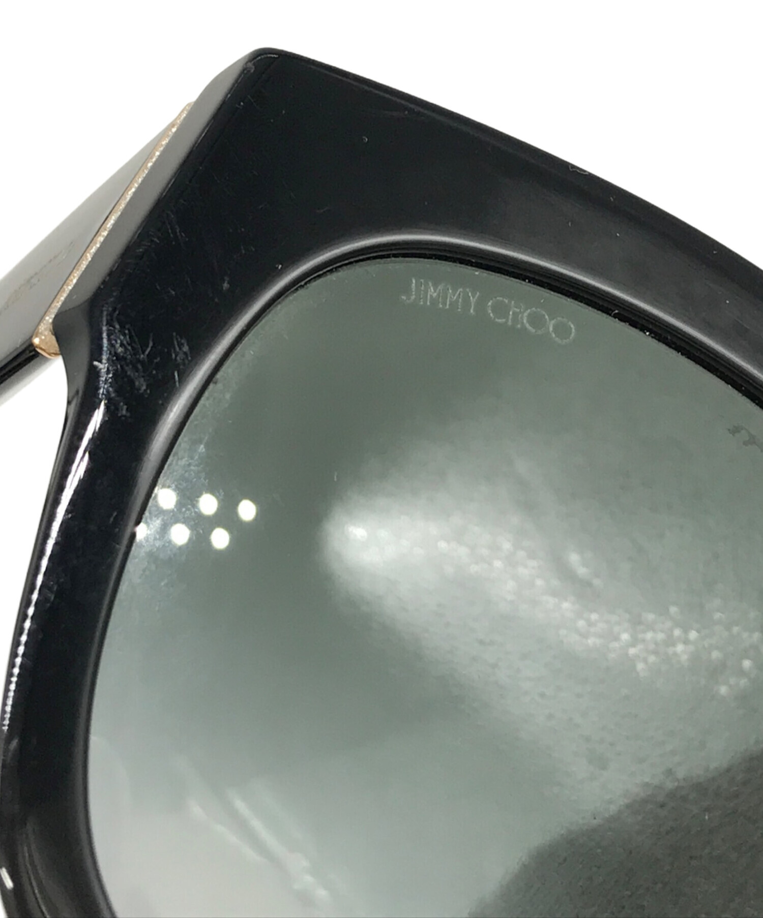 中古・古着通販】JIMMY CHOO (ジミーチュウ) サングラス ブラック