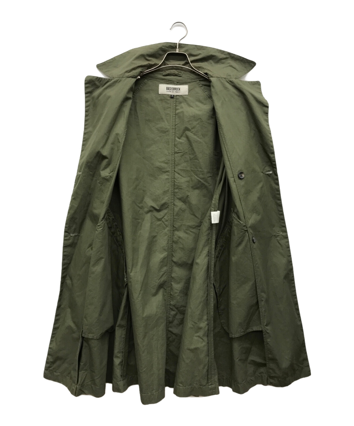 中古・古着通販】BASISBROEK (バージスブルック) コート カーキ