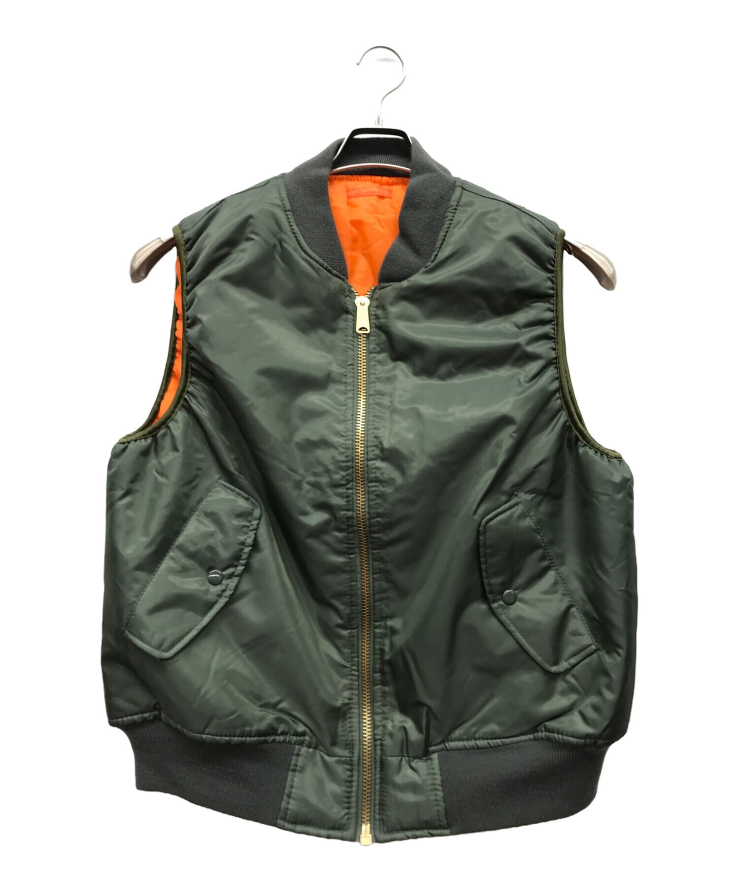 中古・古着通販】ROTHCO (ロスコ) ノースリーブMA-1ジャケット カーキ