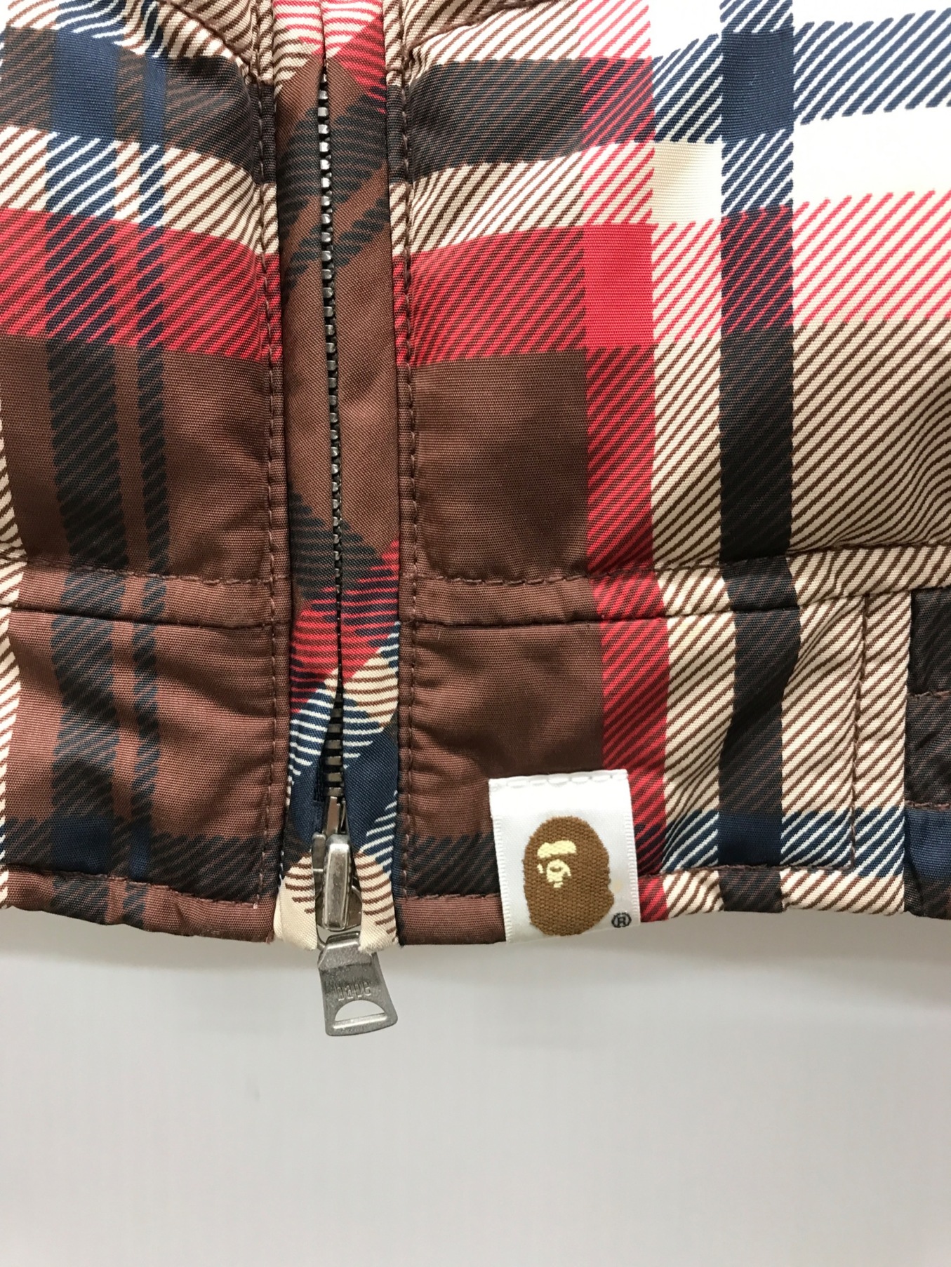 中古・古着通販】A BATHING APE (アベイシングエイプ) チェックダウン