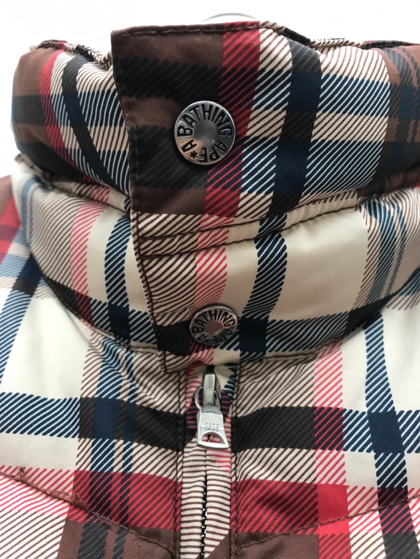 中古・古着通販】A BATHING APE (アベイシングエイプ) チェックダウン