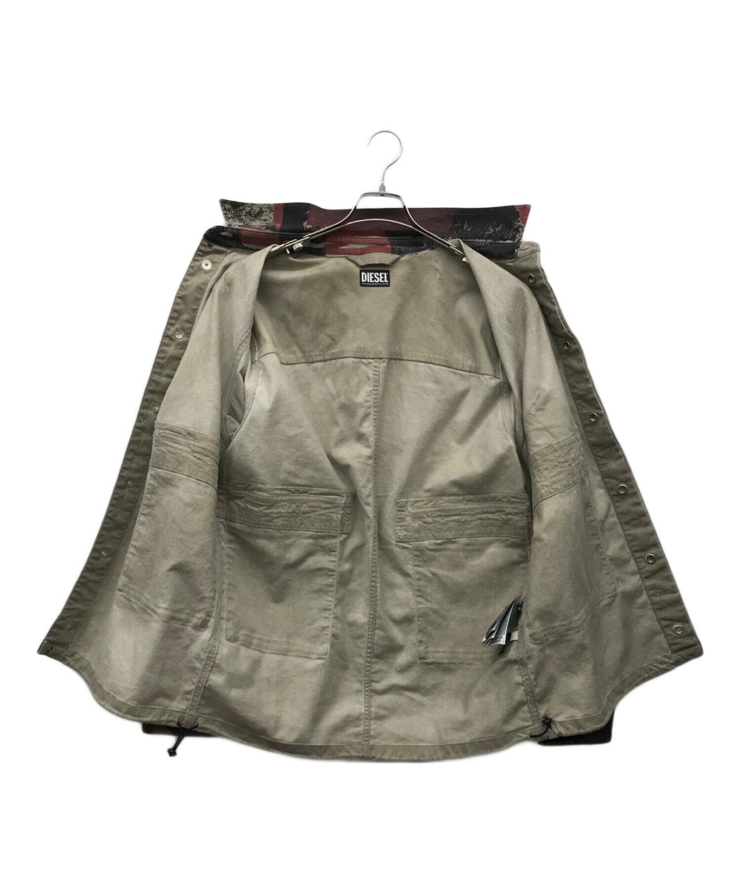 中古・古着通販】DIESEL (ディーゼル) ジョグデニムジャケット レッド