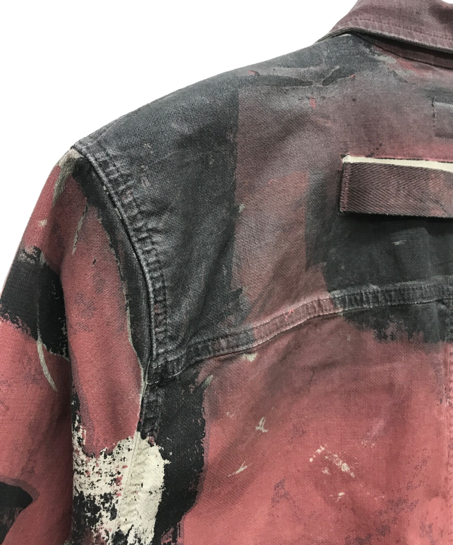 中古・古着通販】DIESEL (ディーゼル) ジョグデニムジャケット レッド