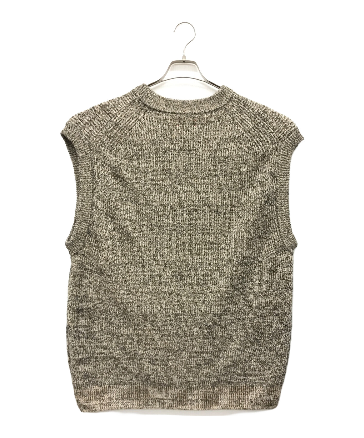 中古・古着通販】unfil (アンフィル) organic hemp ribbed-knit vest 