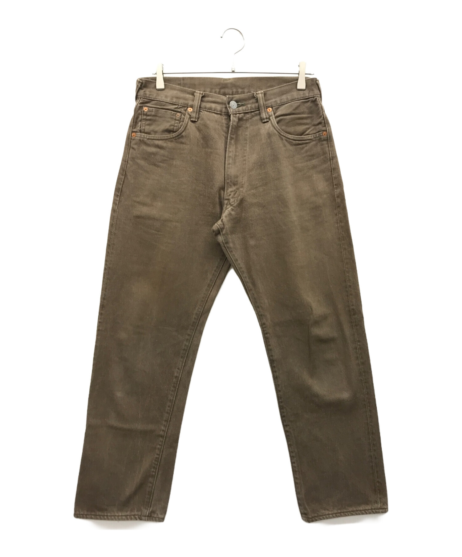 中古・古着通販】EVISU (エビス) 2005デニムパンツ ブラウン サイズ:31 