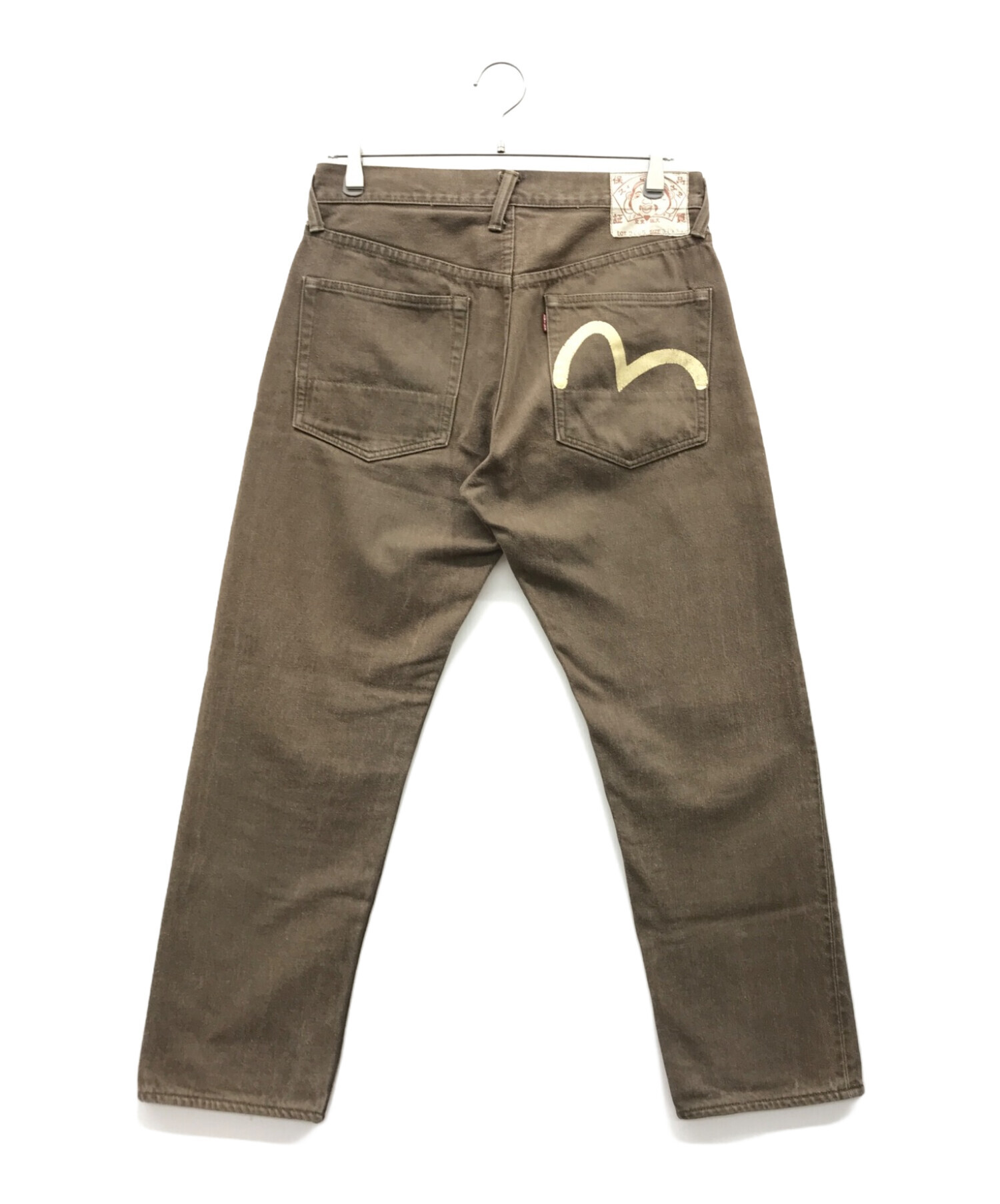 中古・古着通販】EVISU (エビス) 2005デニムパンツ ブラウン サイズ:31 