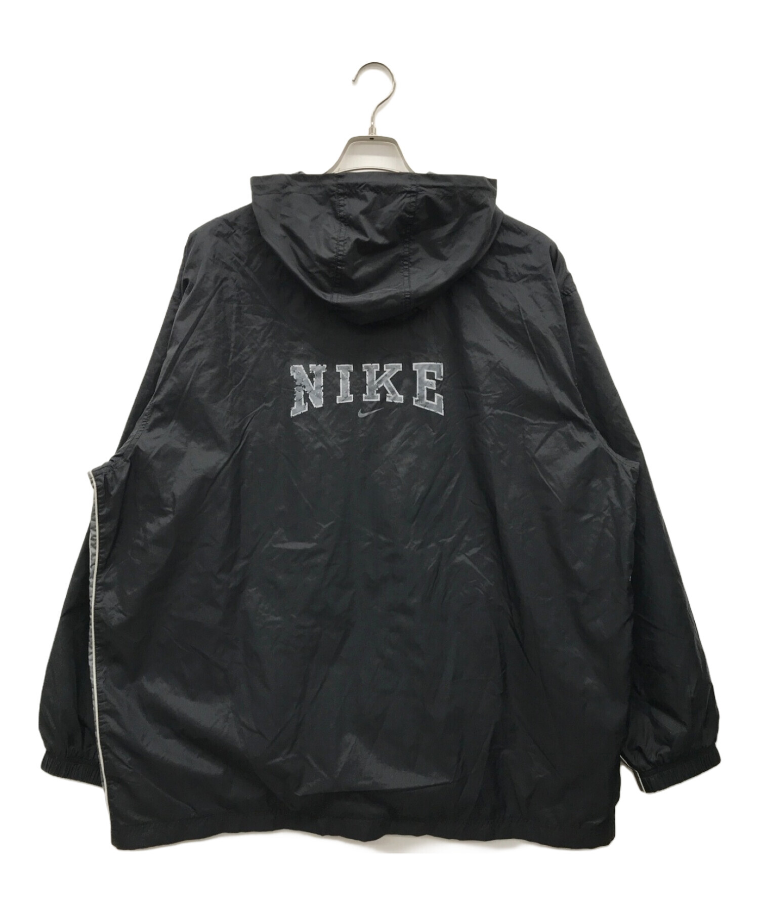中古・古着通販】NIKE (ナイキ) ナイロンパーカー ブラック サイズ:XL