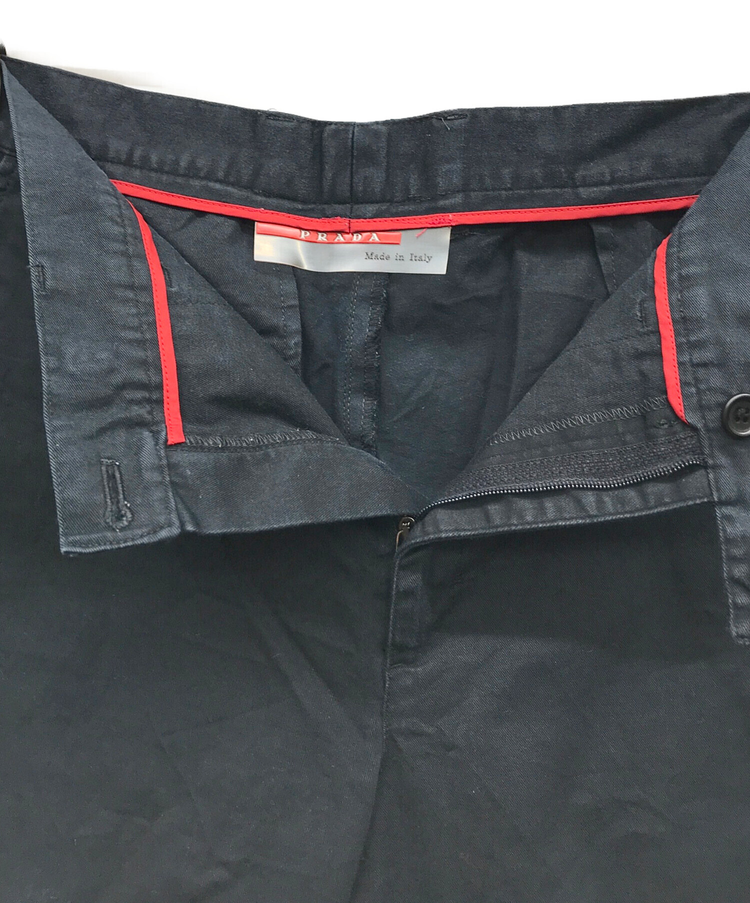 プラダスポーツ　PRADA SPORTS コットン　トラウザー　50 パンツ プラダスポーツ PRADA SPORTS コットン トラウザー 50 パンツ プラダ