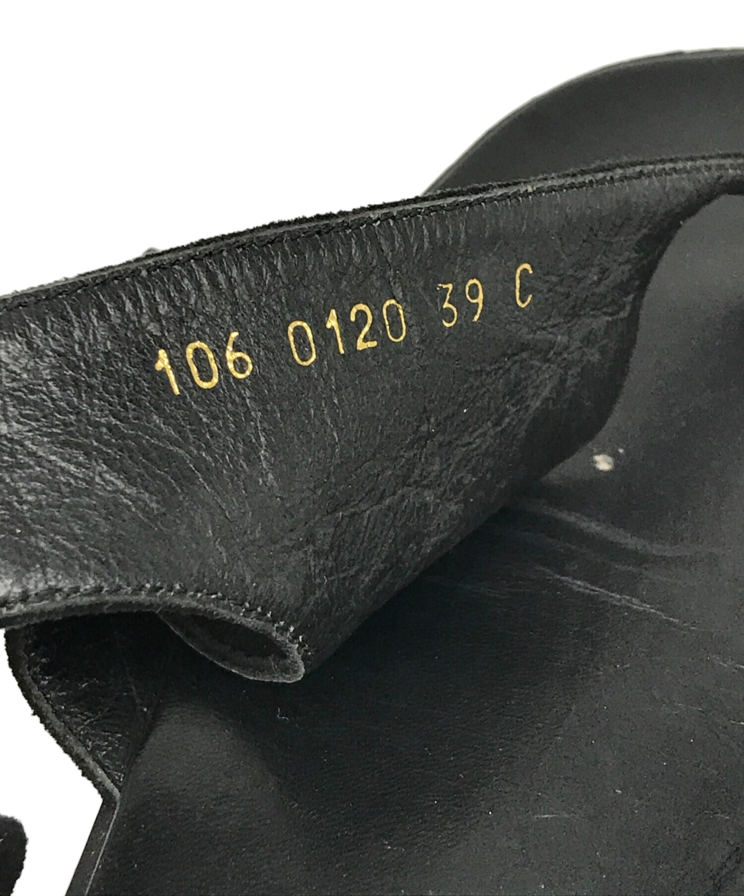 中古・古着通販】GUCCI (グッチ) サンダル ブラック サイズ:39 C