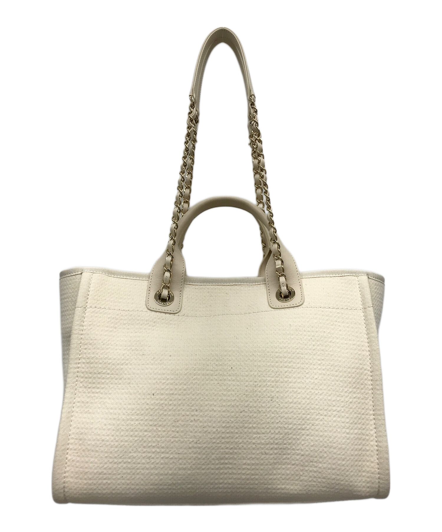 中古・古着通販】CHANEL (シャネル) ドーヴィルトートバッグ 