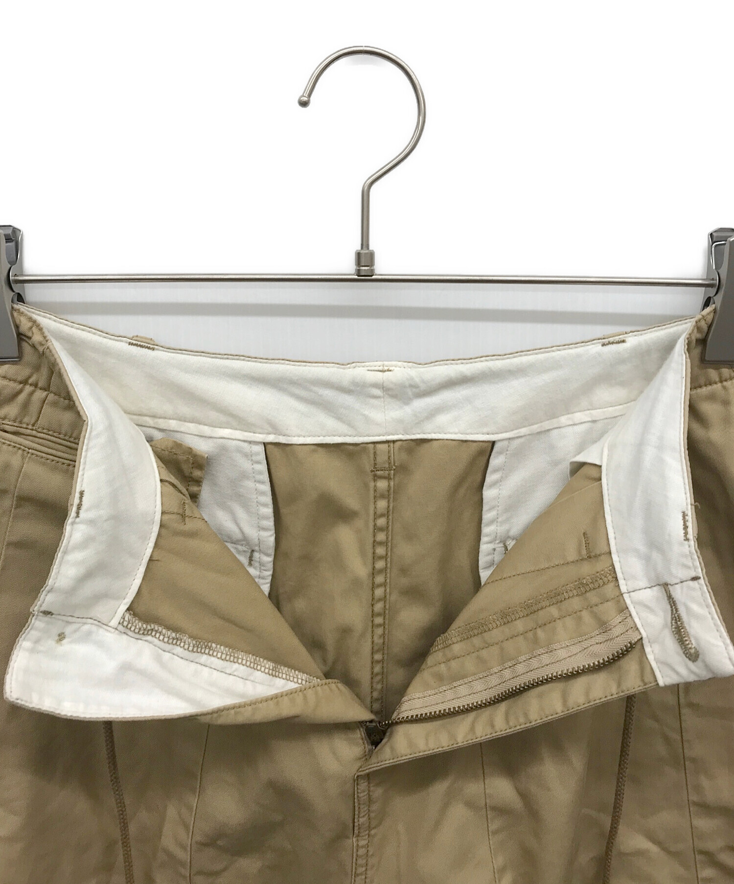 中古・古着通販】Needles (ニードルズ) ヒザデルパンツ ベージュ