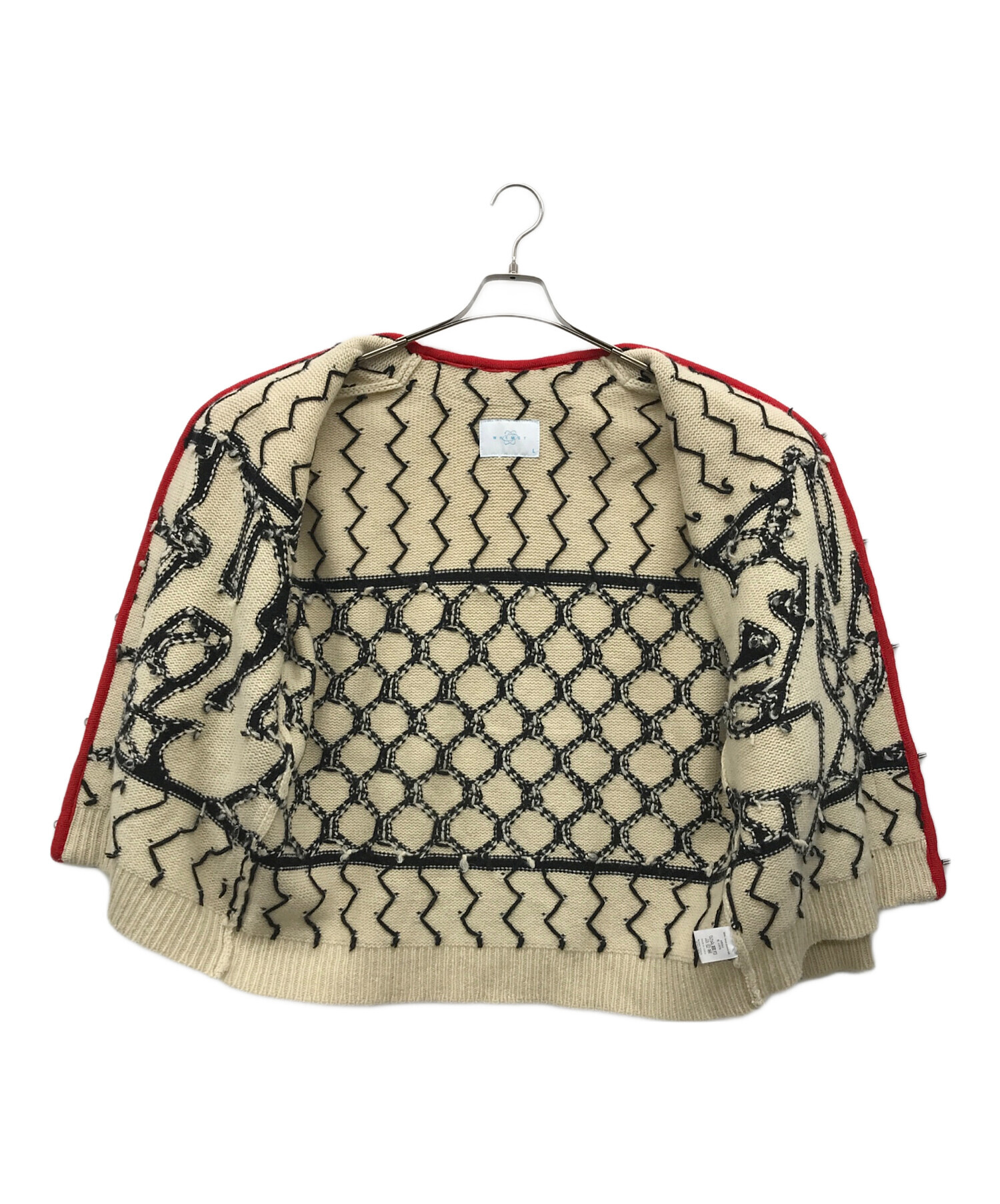 完売品　春秋　2023年新作　whimsy ウィムジー　カーディガン　L 中古・古着通販】WHIMSY (ウィムジー) ニットカーディガン ベージュ