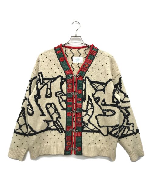 中古・古着通販】WHIMSY (ウィムジー) ニットカーディガン ベージュ