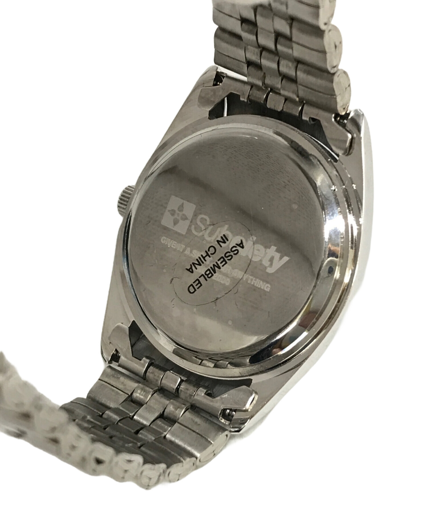 中古・古着通販】SUBCIETY (サブサエティ) 腕時計 ブラック｜ブランド 