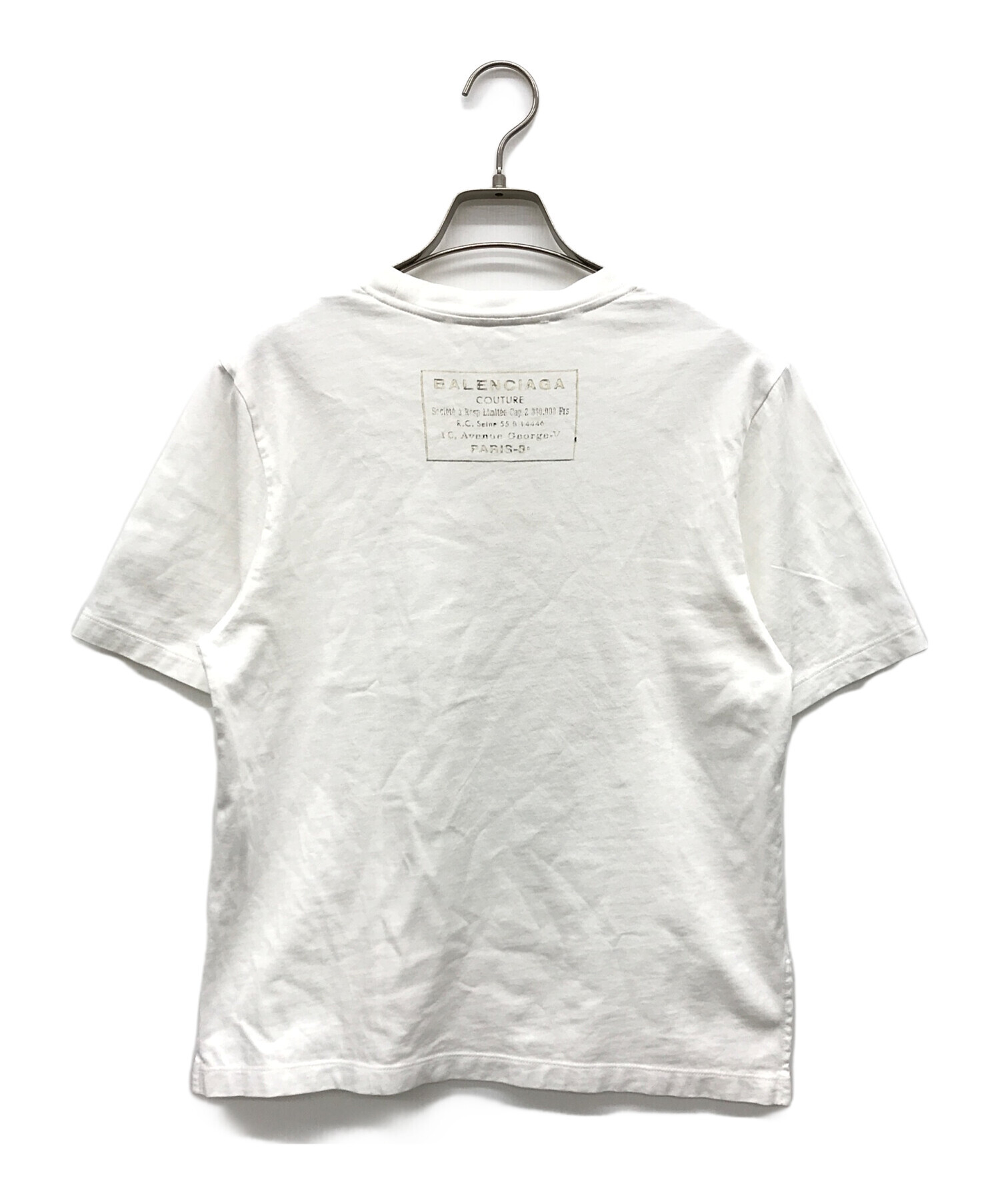 中古・古着通販】BALENCIAGA (バレンシアガ) バックロゴTシャツ 