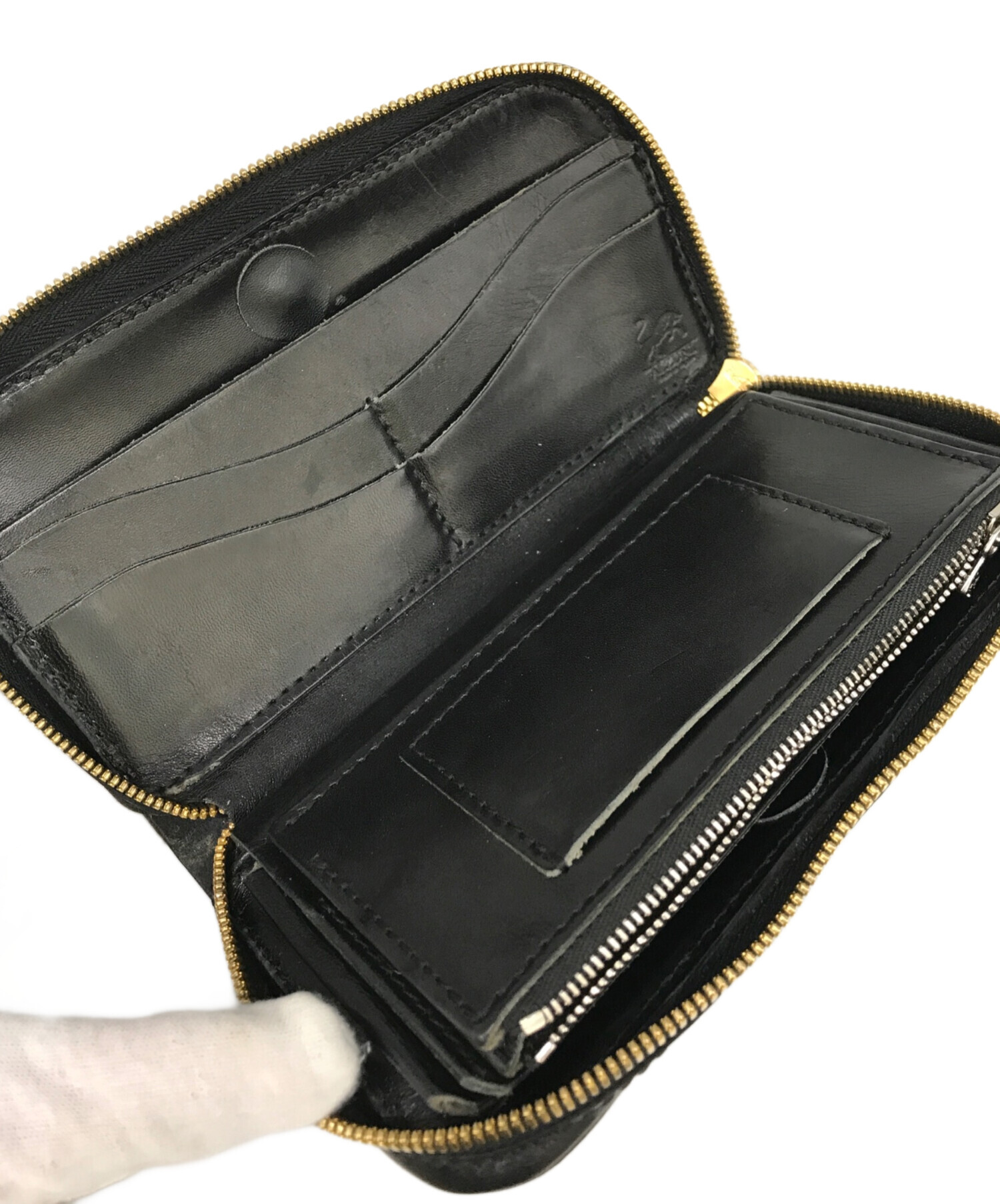 中古・古着通販】ALZUNI (アルズニ) 長財布 ブラック｜ブランド・古着