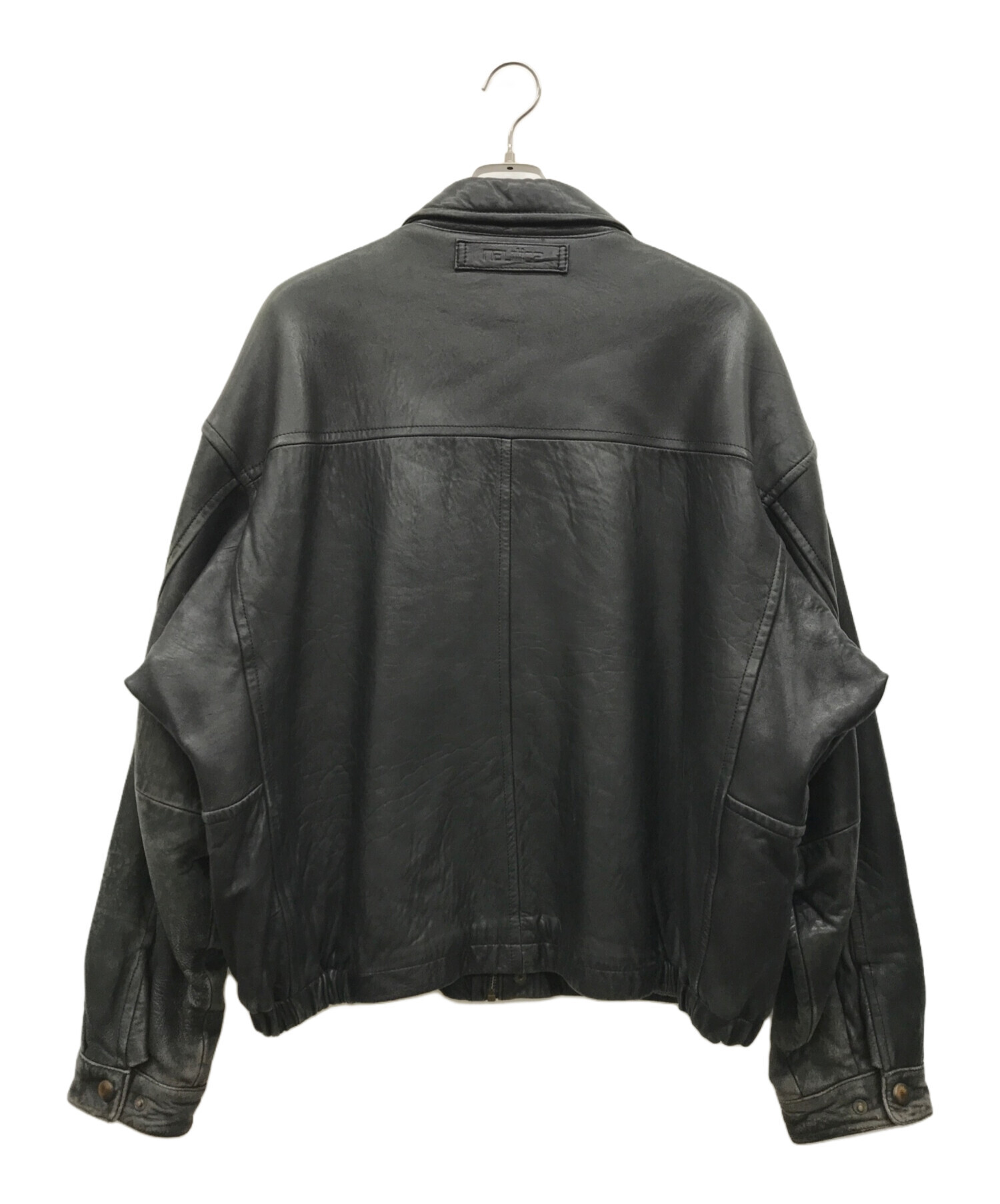 NAUTICA レザージャケット NAUTICA ブラックレザージャケット