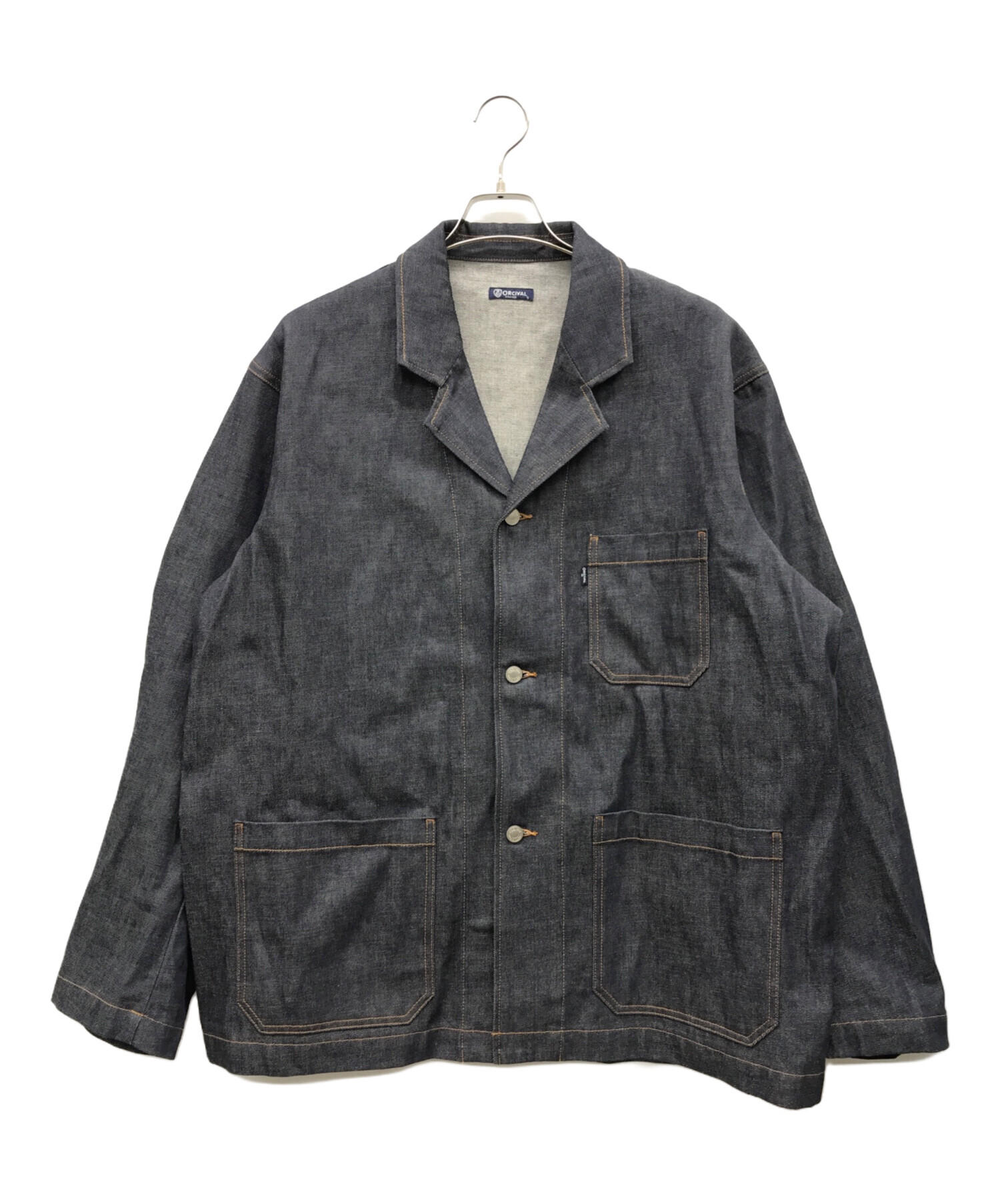 ORCIVAL デニムカバーオール サイズ4 中古・古着通販】ORCIVAL (オーシバル) デニムカバーオール インディゴ