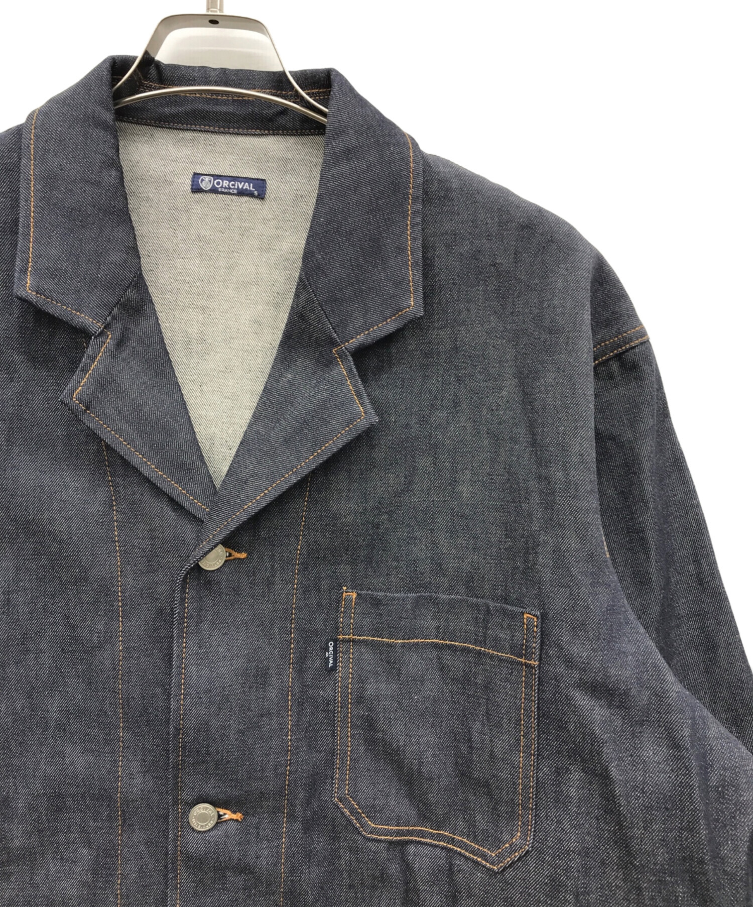 中古・古着通販】ORCIVAL (オーシバル) デニムカバーオール インディゴ