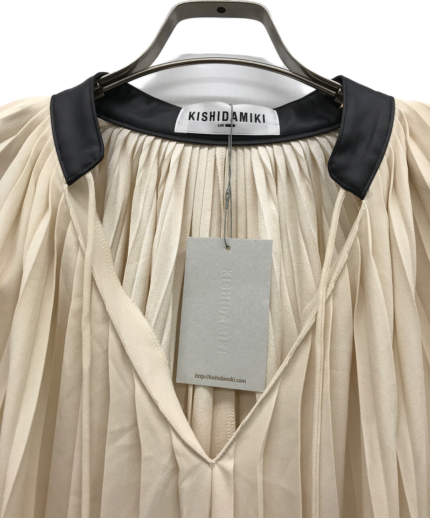 KISHIDAMIKI （キシダミキ） プリーツノースリーブワンピース 【公式通販】