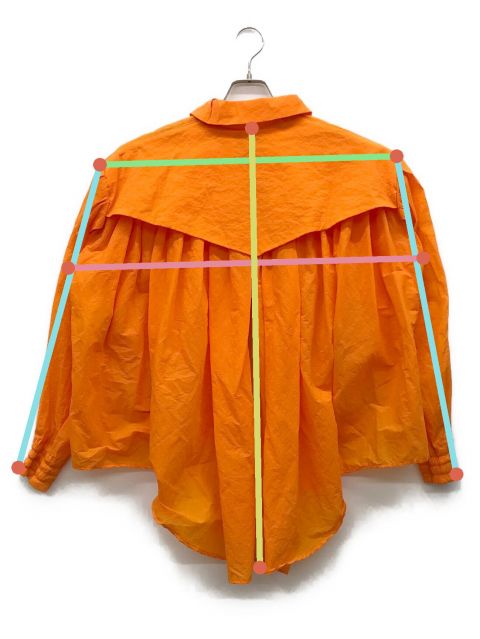 中古・古着通販】KOLOR (カラー) ナイロンジップブルゾン オレンジ