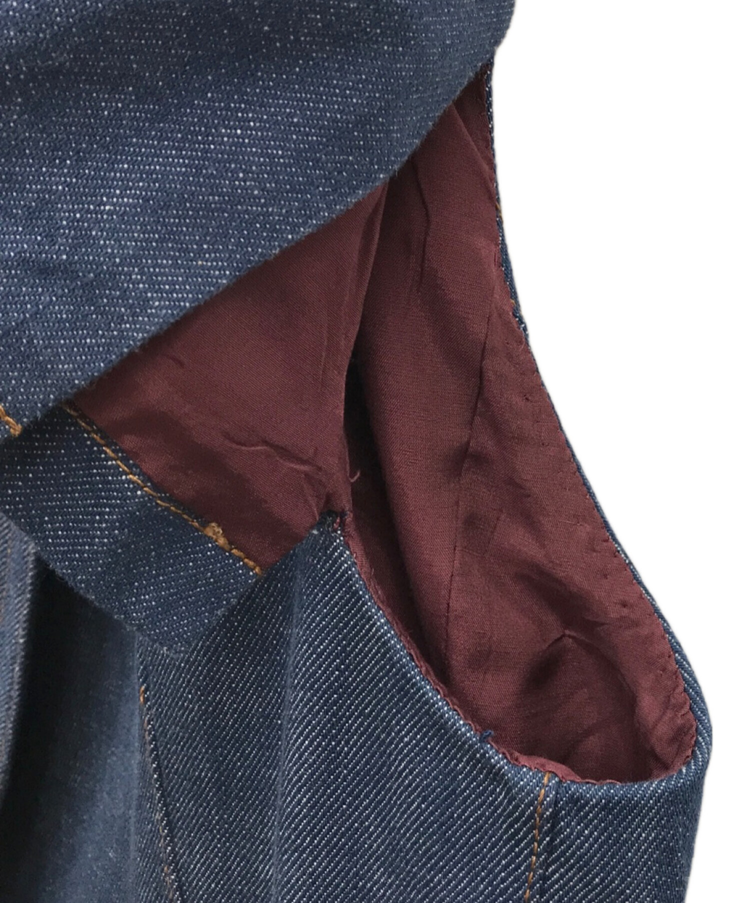 中古・古着通販】KOLOR (カラー) デザインデニムジャケット インディゴ