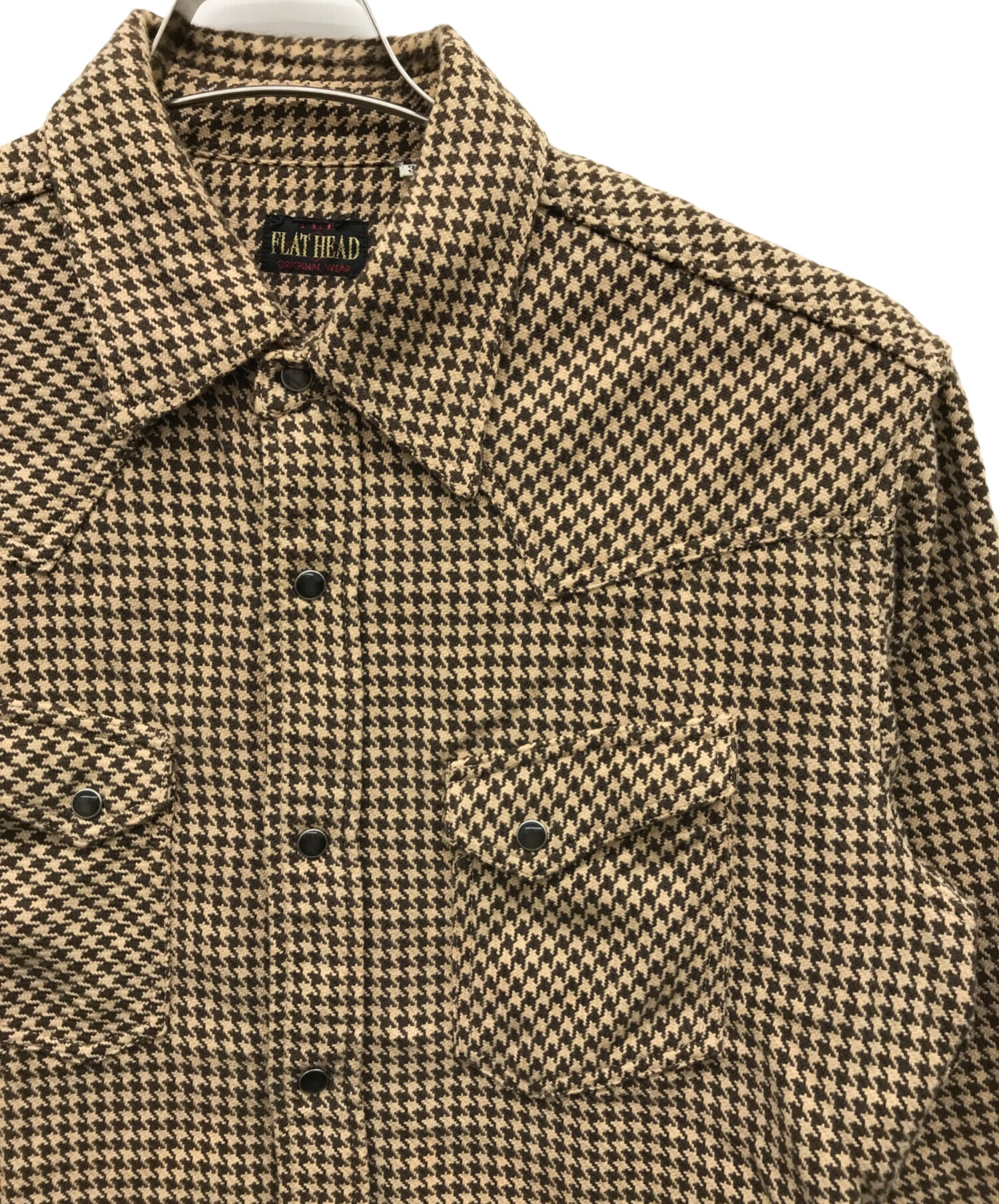 FLAT HEAD 長袖シャツ サイズ38 フラットヘッド ウォバッシュワーク