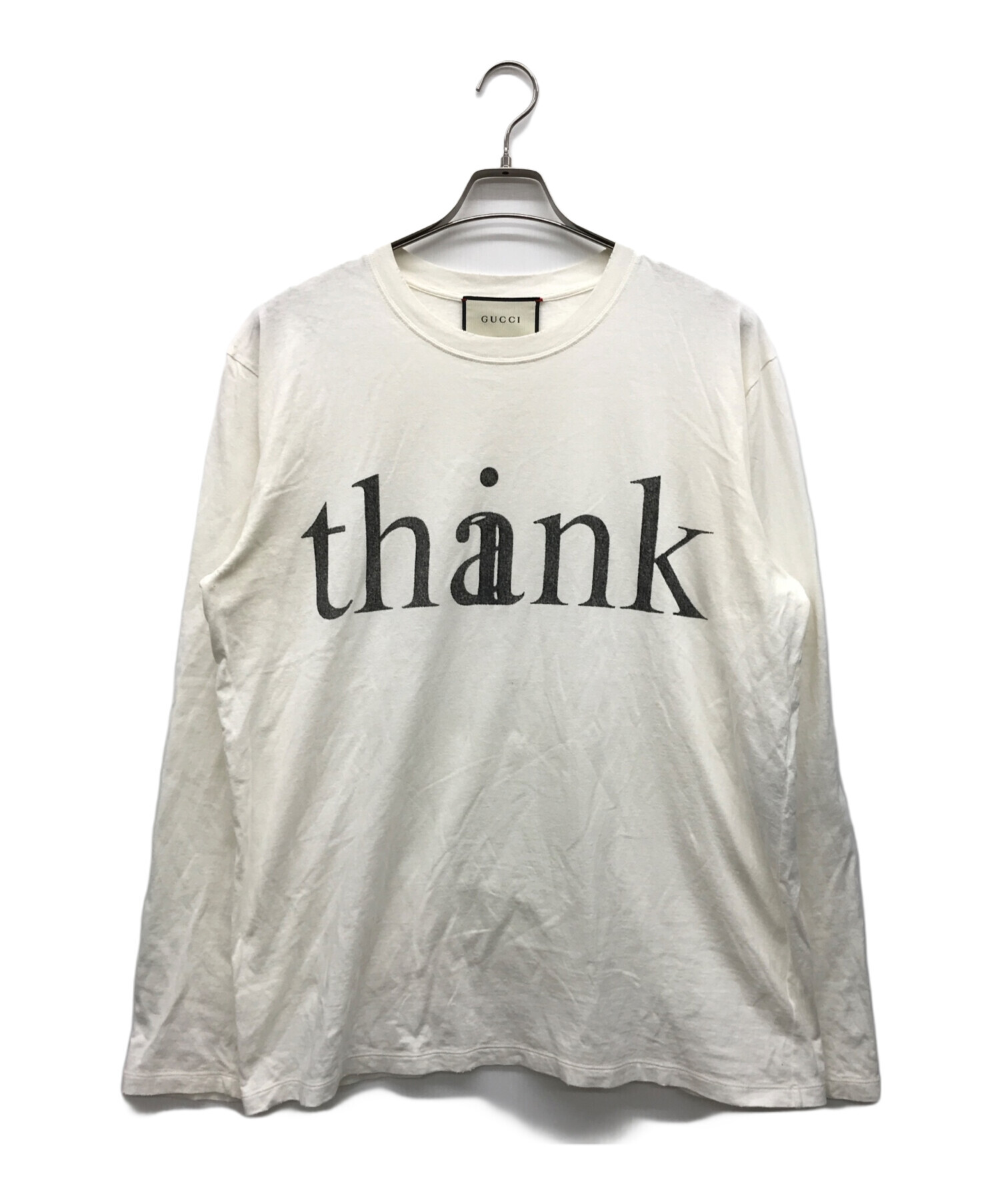 中古・古着通販】GUCCI (グッチ) think thankプリントカットソー 