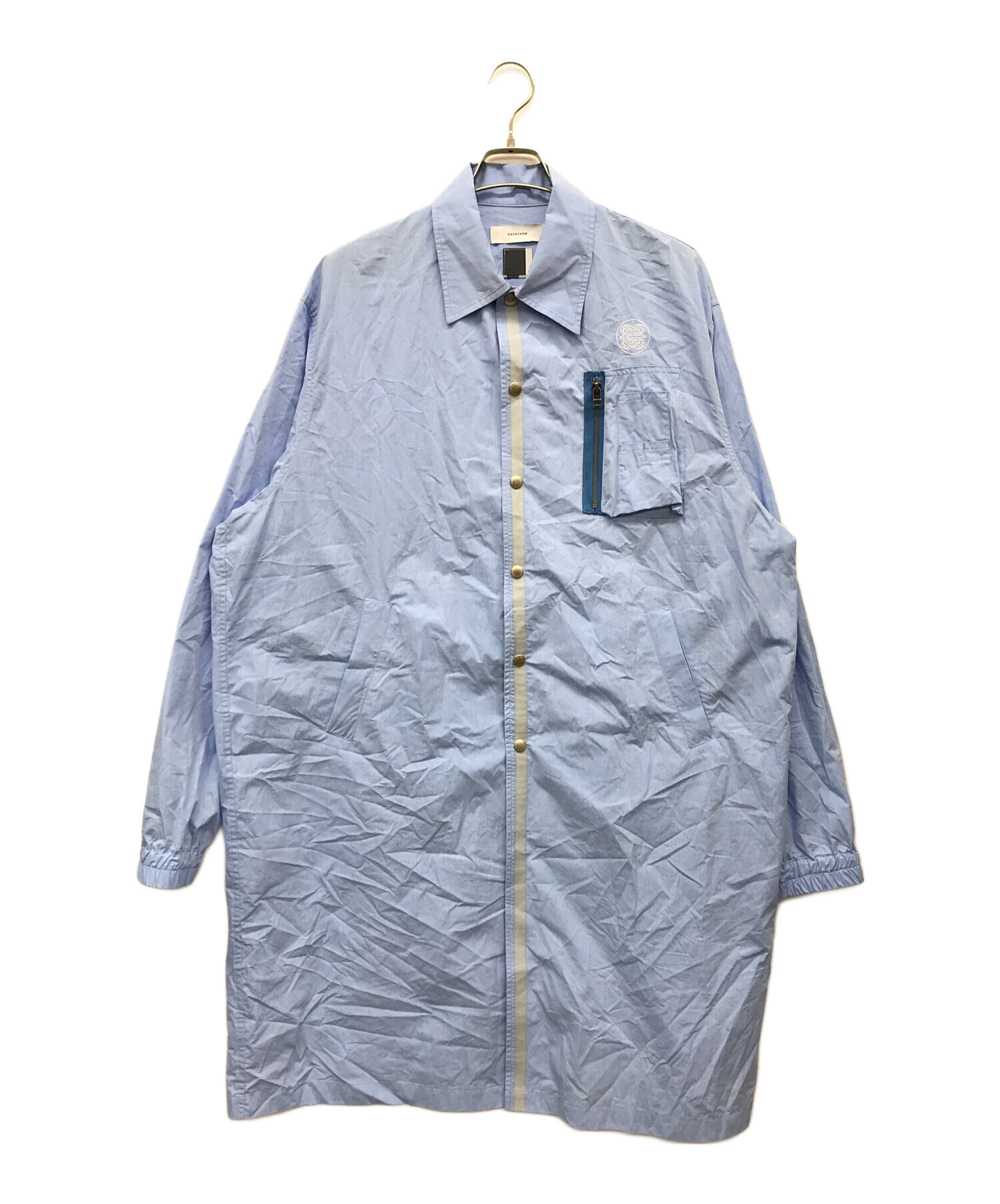 facetasm コーチジャケット L 中古・古着通販】FACETASM (ファセッタズム) COTTON LONG COACH JACKET