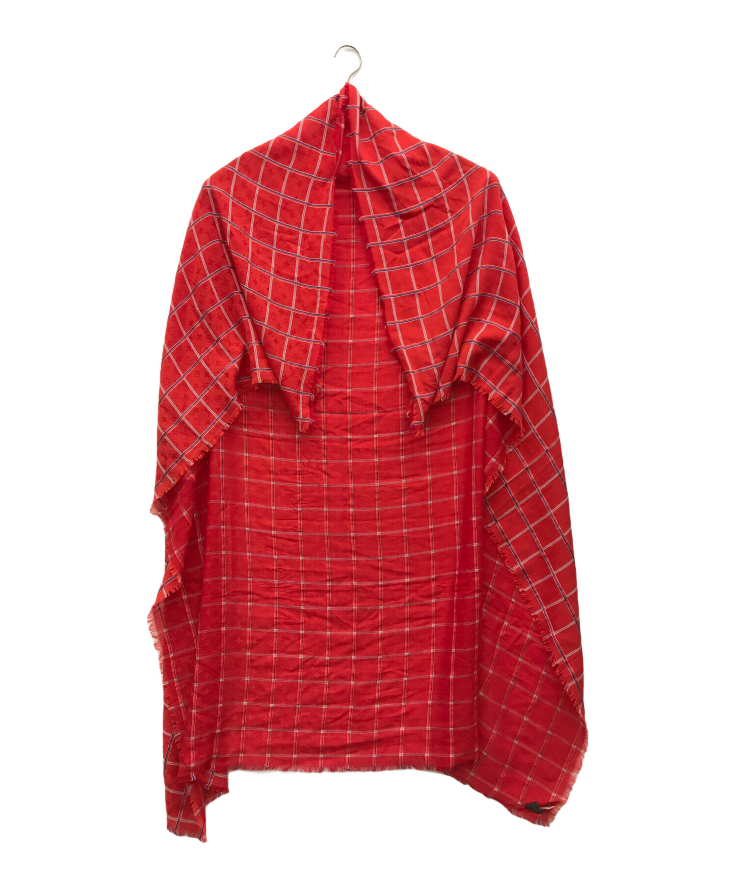 最終値下げLOUIS VUITTON大判ストール 中古・古着通販】LOUIS VUITTON (ルイ ヴィトン) 大判ストール レッド