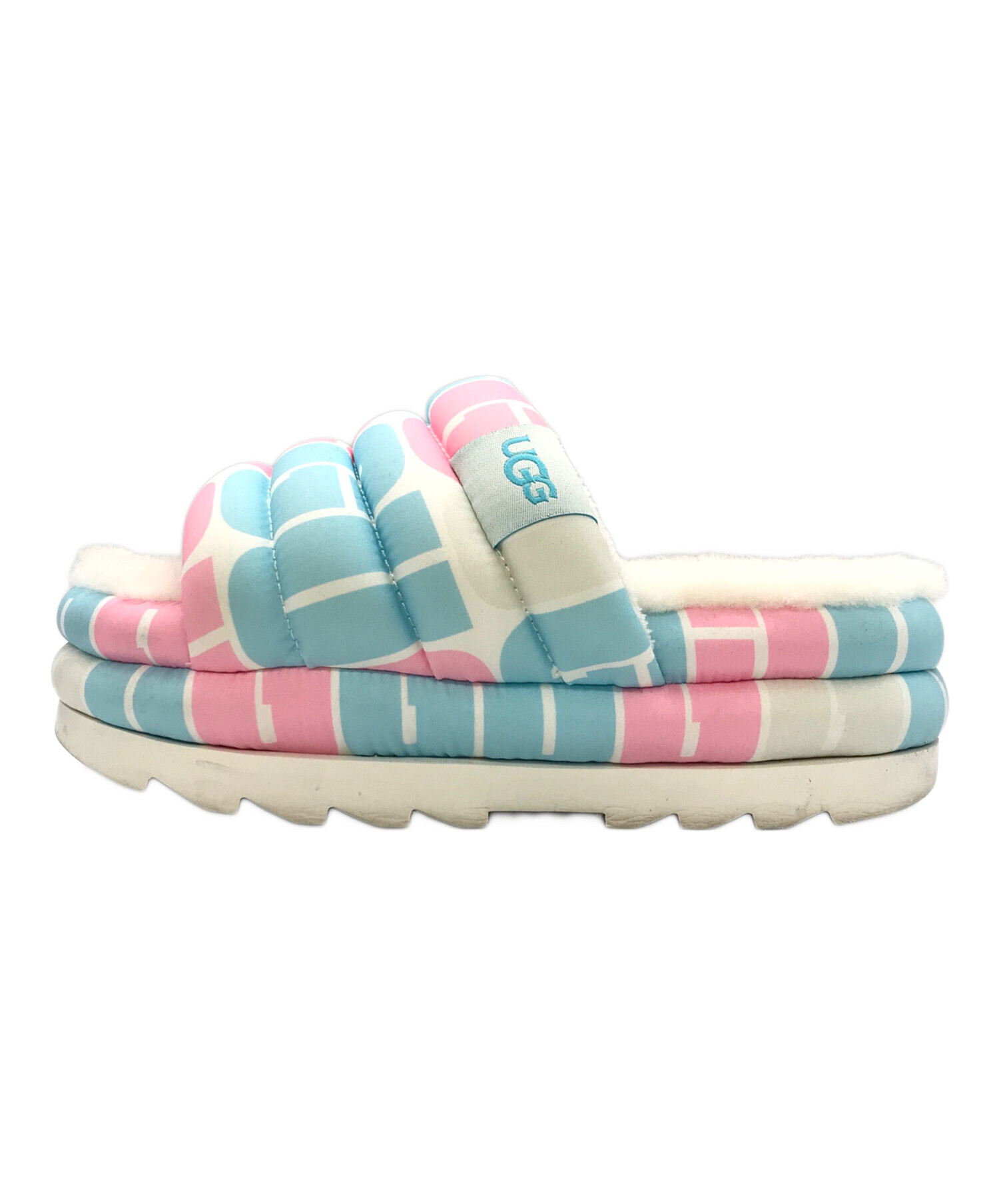 中古・古着通販】UGG (アグ) PRIDE SLIDE Pride Logo ホワイト サイズ