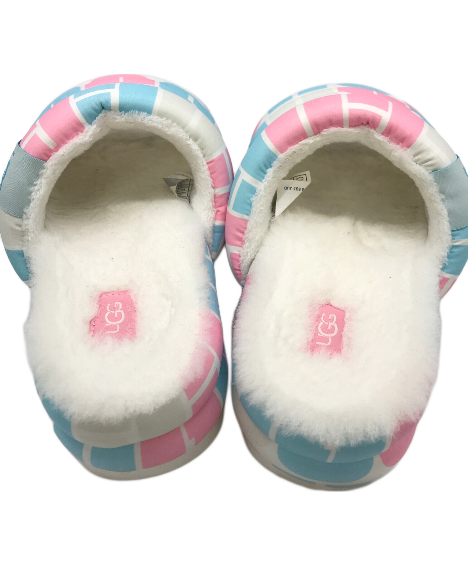 サンダル レディース 25 UGG アグ W PUFT SLIDE PRIDE 中古・古着通販】UGG (アグ) PRIDE SLIDE Pride Logo ホワイト サイズ