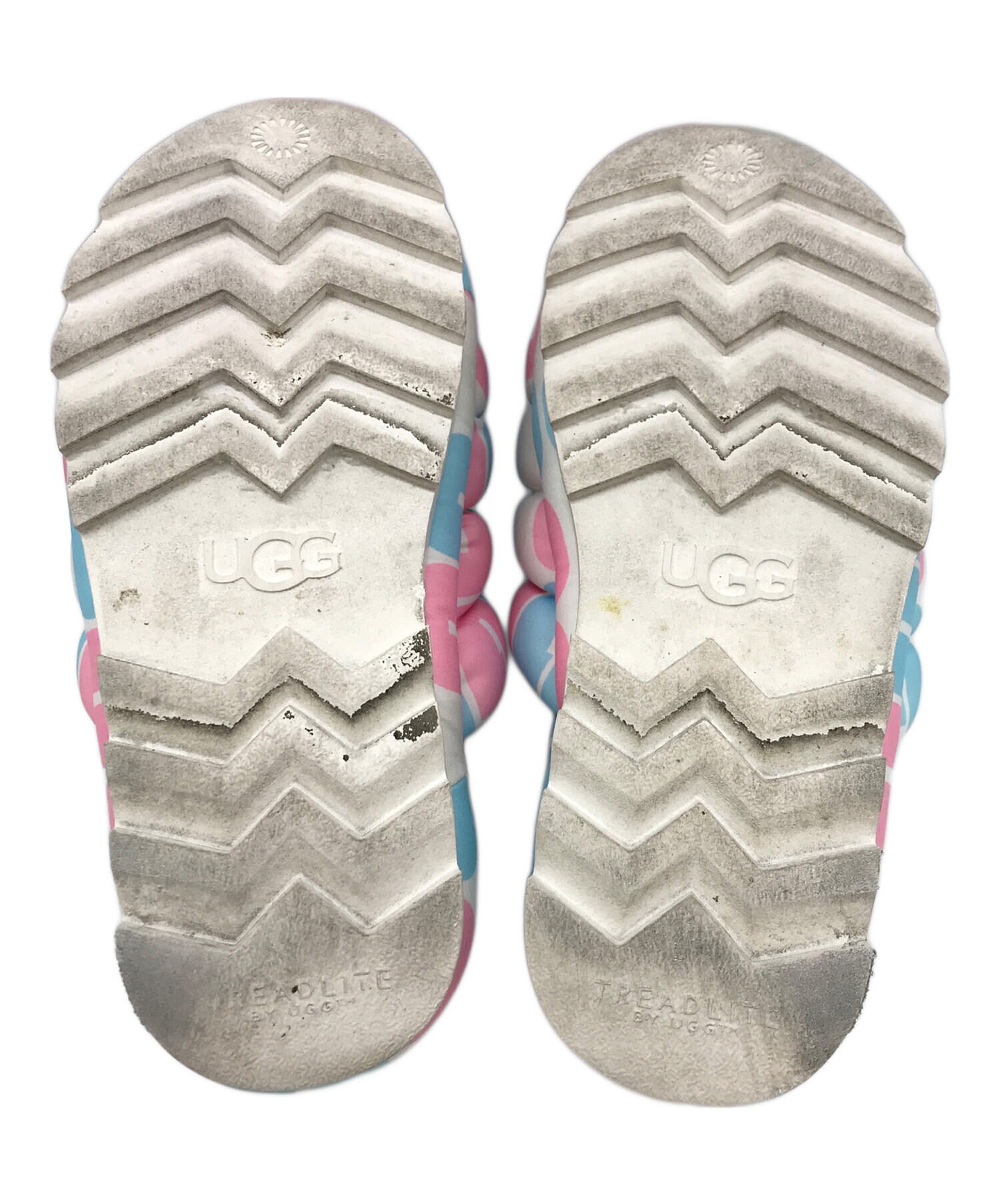 中古・古着通販】UGG (アグ) PRIDE SLIDE Pride Logo ホワイト サイズ