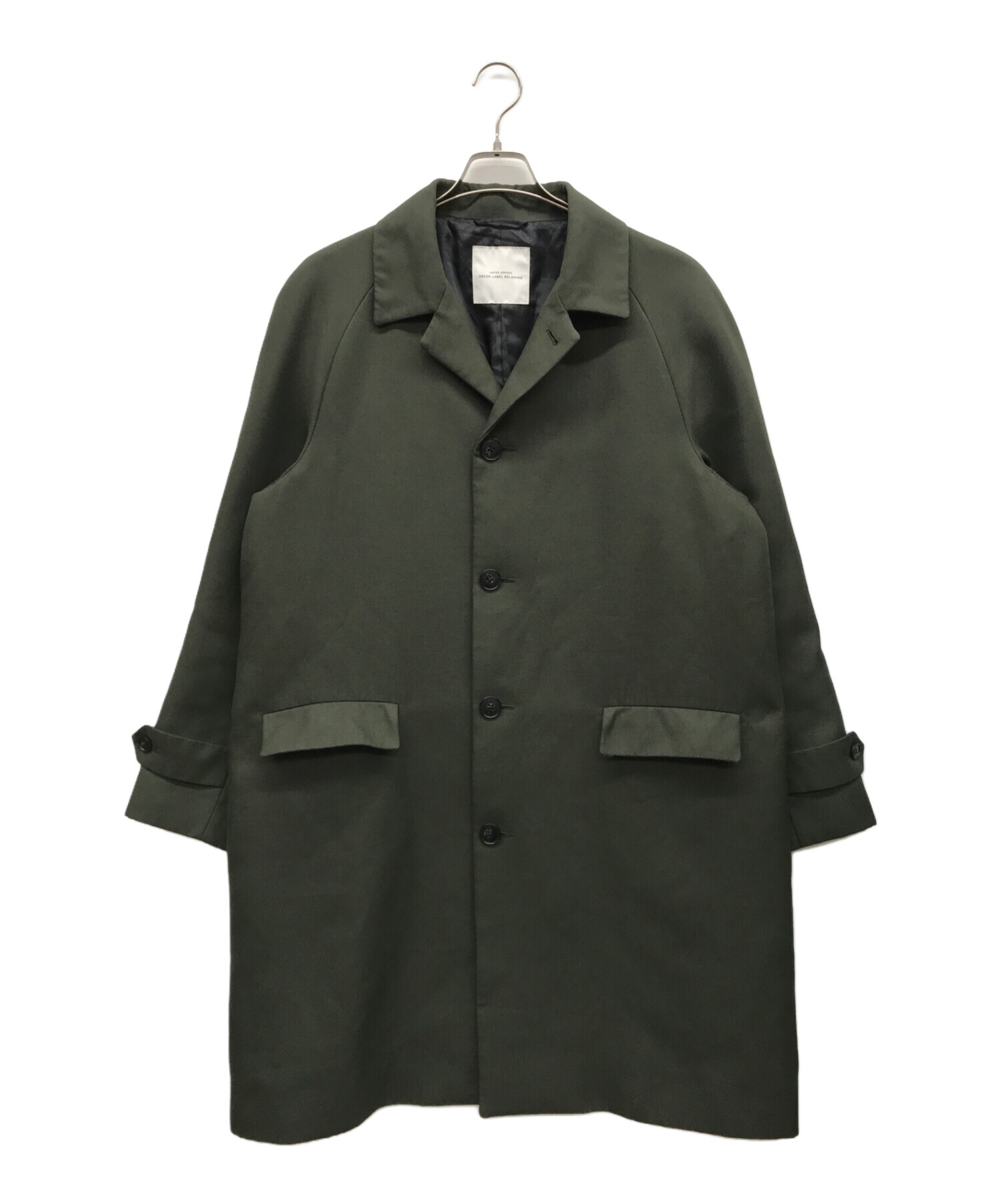 GREEN LABEL RELAXING ステンカラーコート オリーブ GREEN LABEL RELAXING ステンカラーコート オリーブ