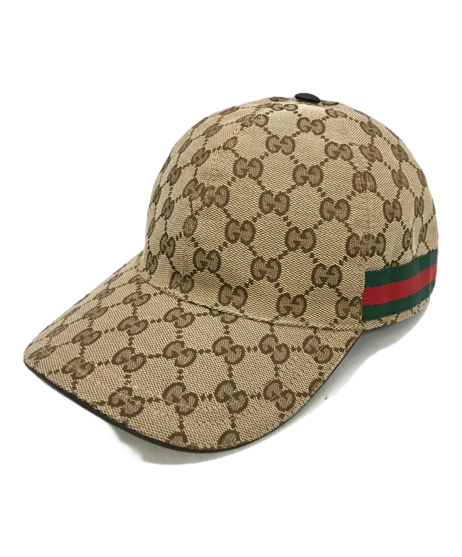 中古・古着通販】GUCCI (グッチ) キャップ ベージュ サイズ:XS 56