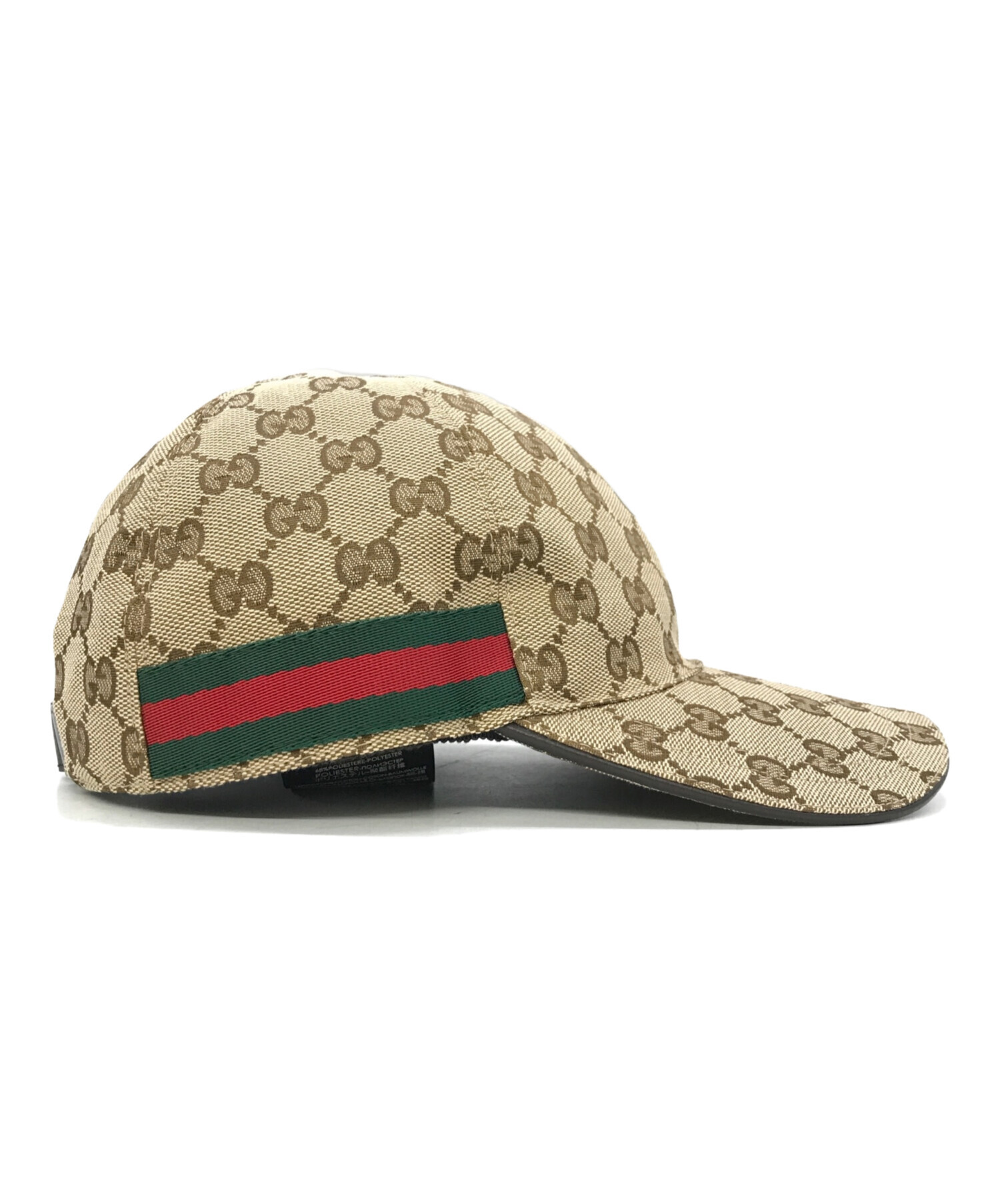 中古・古着通販】GUCCI (グッチ) キャップ ベージュ サイズ:XS 56