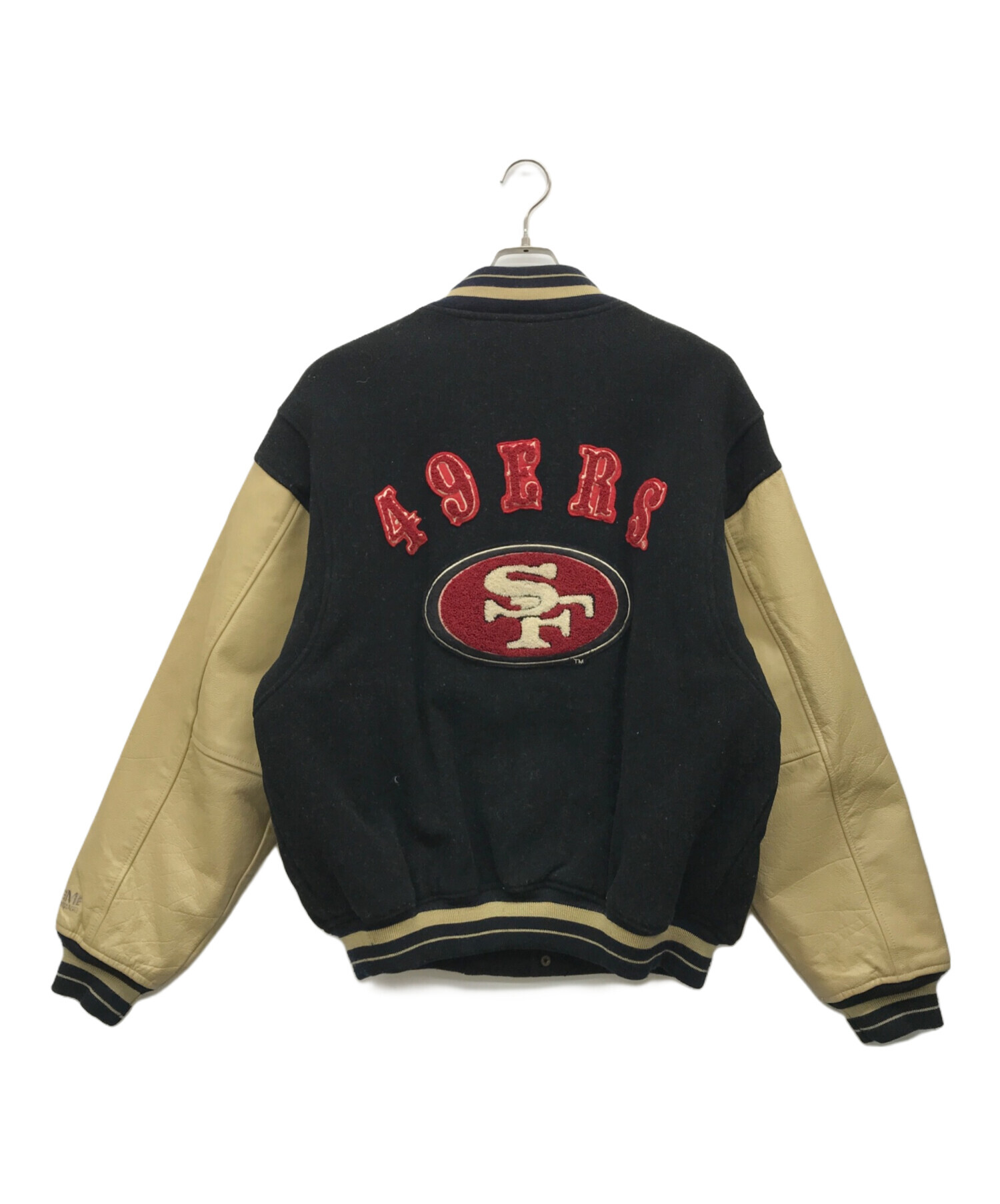 中古・古着通販】MIRAGE (ミラージュ) スタジャン ブラック サイズ:L