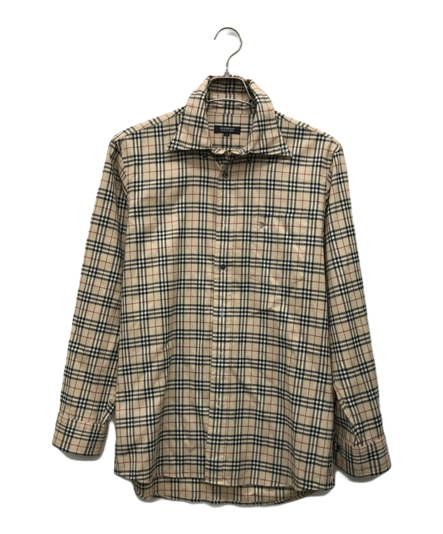 ノバチェック バーバリーブラックレーベル BURBERRY L ナイロン